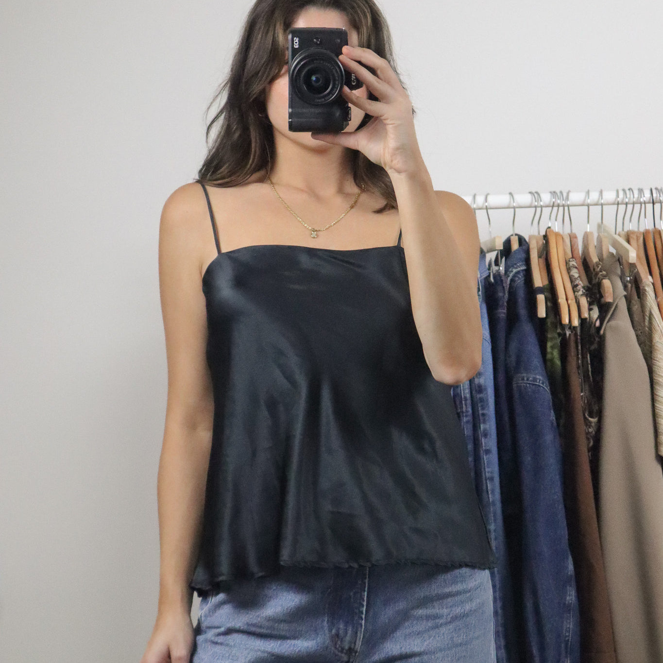 Made in Canada x Vintage x Satin Tank (L/XL)
