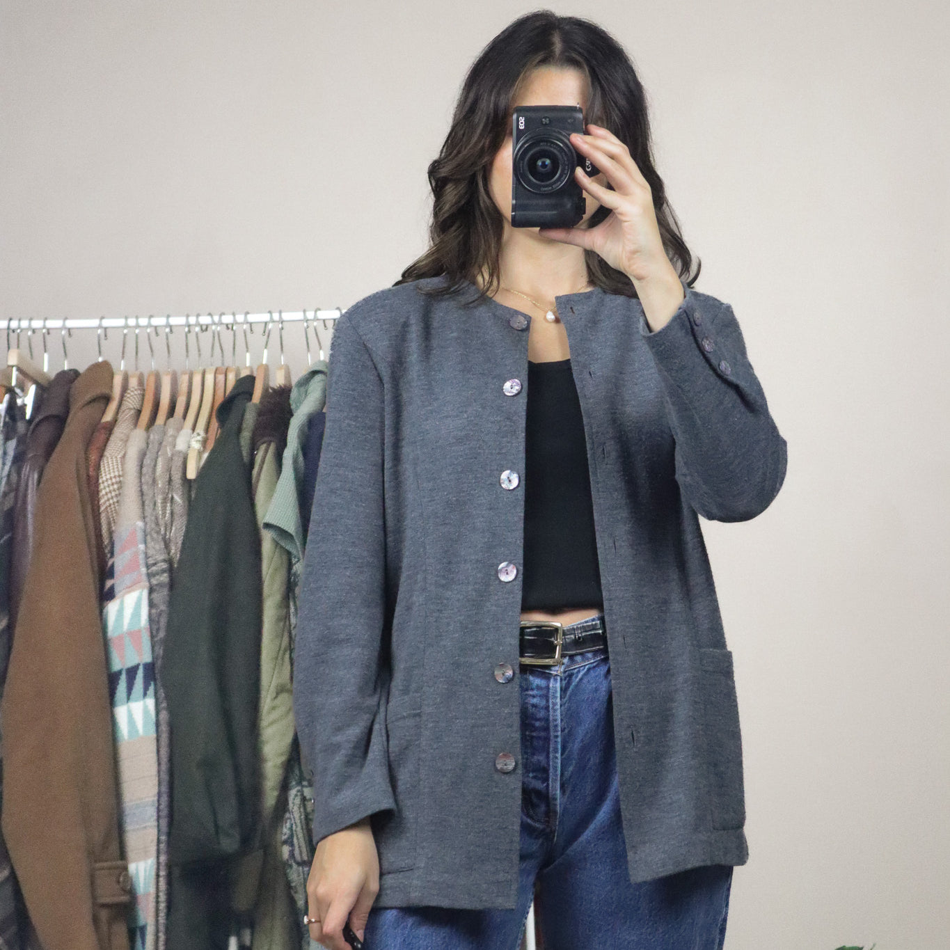 Made in Canada x Vintage x Cardigan (S)