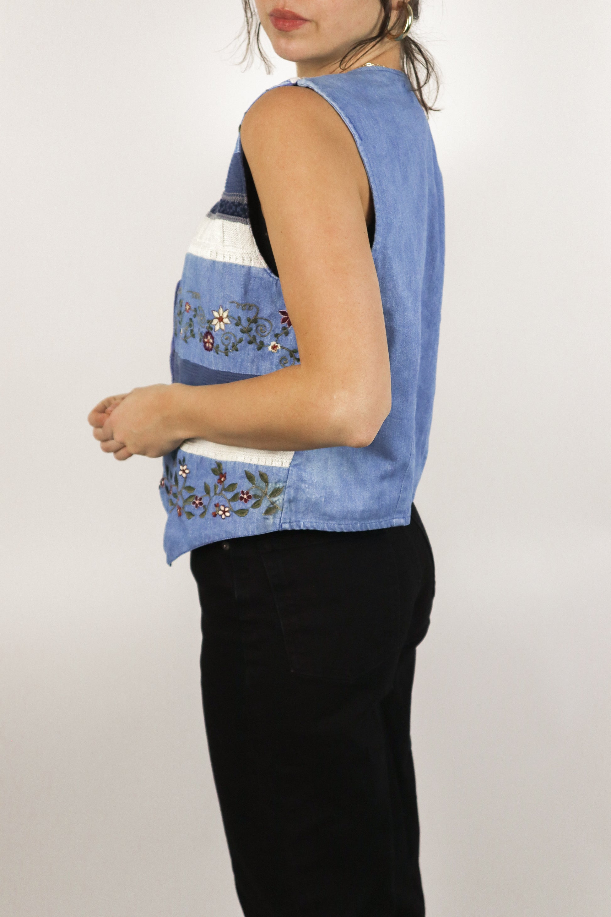 Vintage x Embroidered Vest (S)