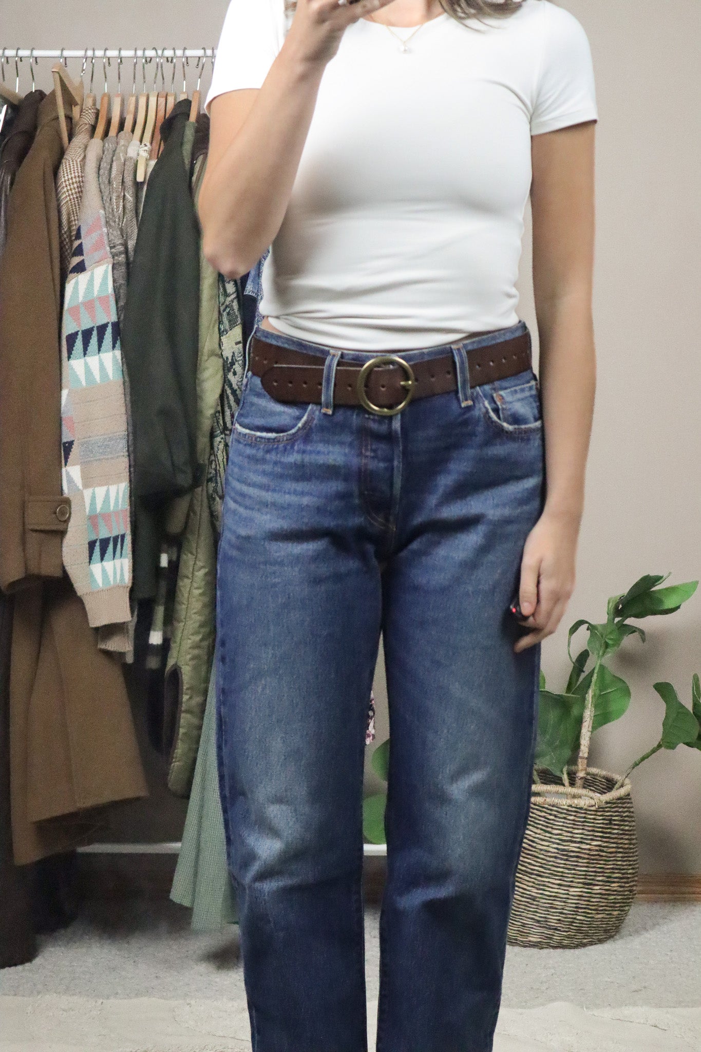 Modern x Leather Belt (XS/S)