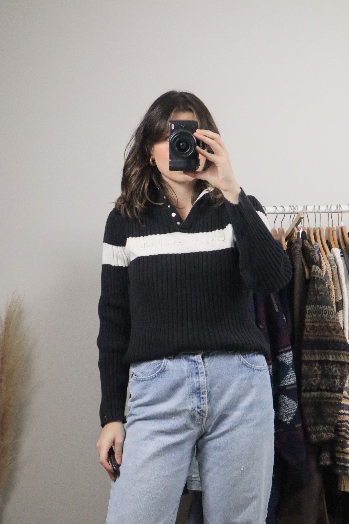 Tommy Hilfiger x Vintage x Cotton Knit Long-Sleeve (S/M)