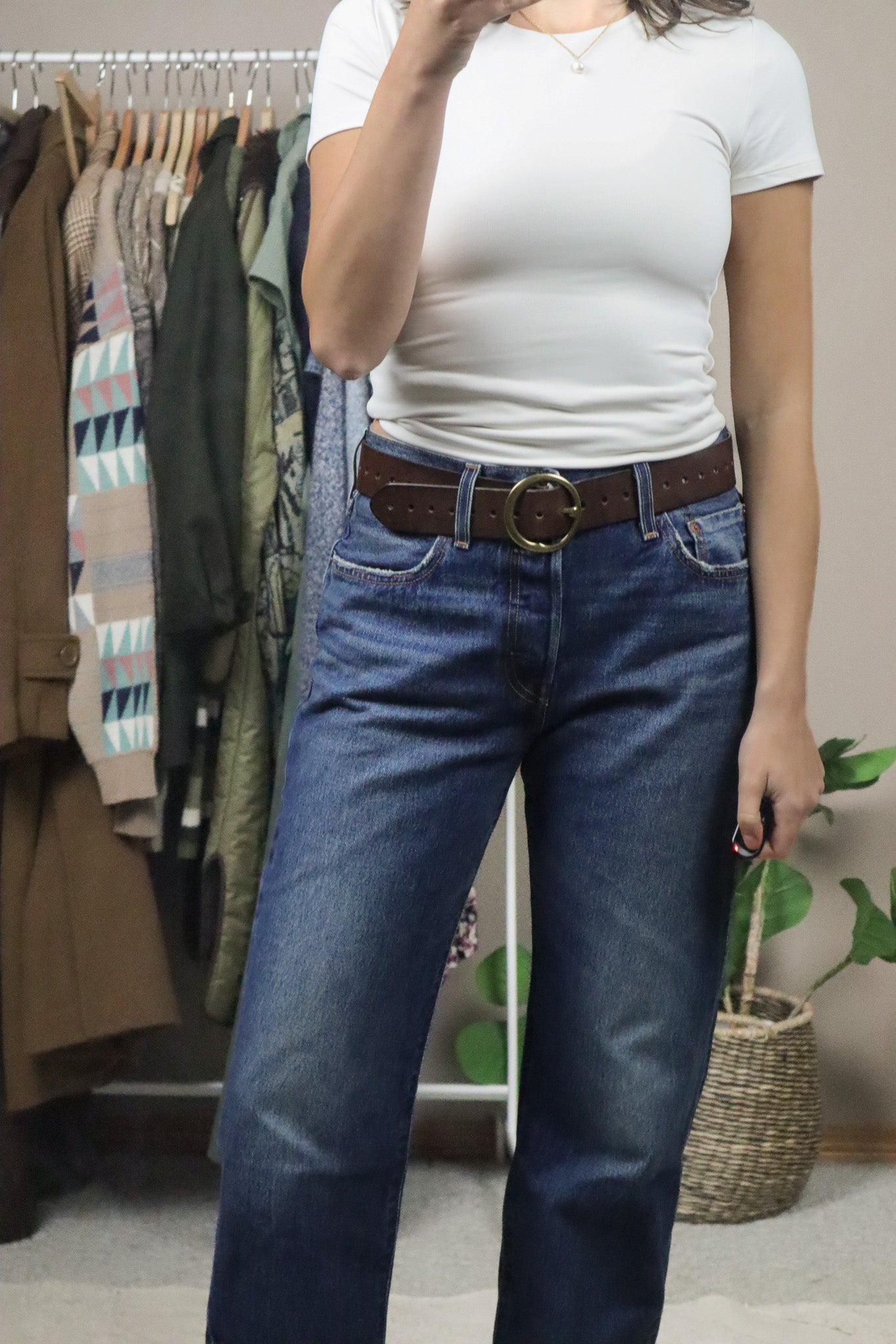 Modern x Leather Belt (XS/S)