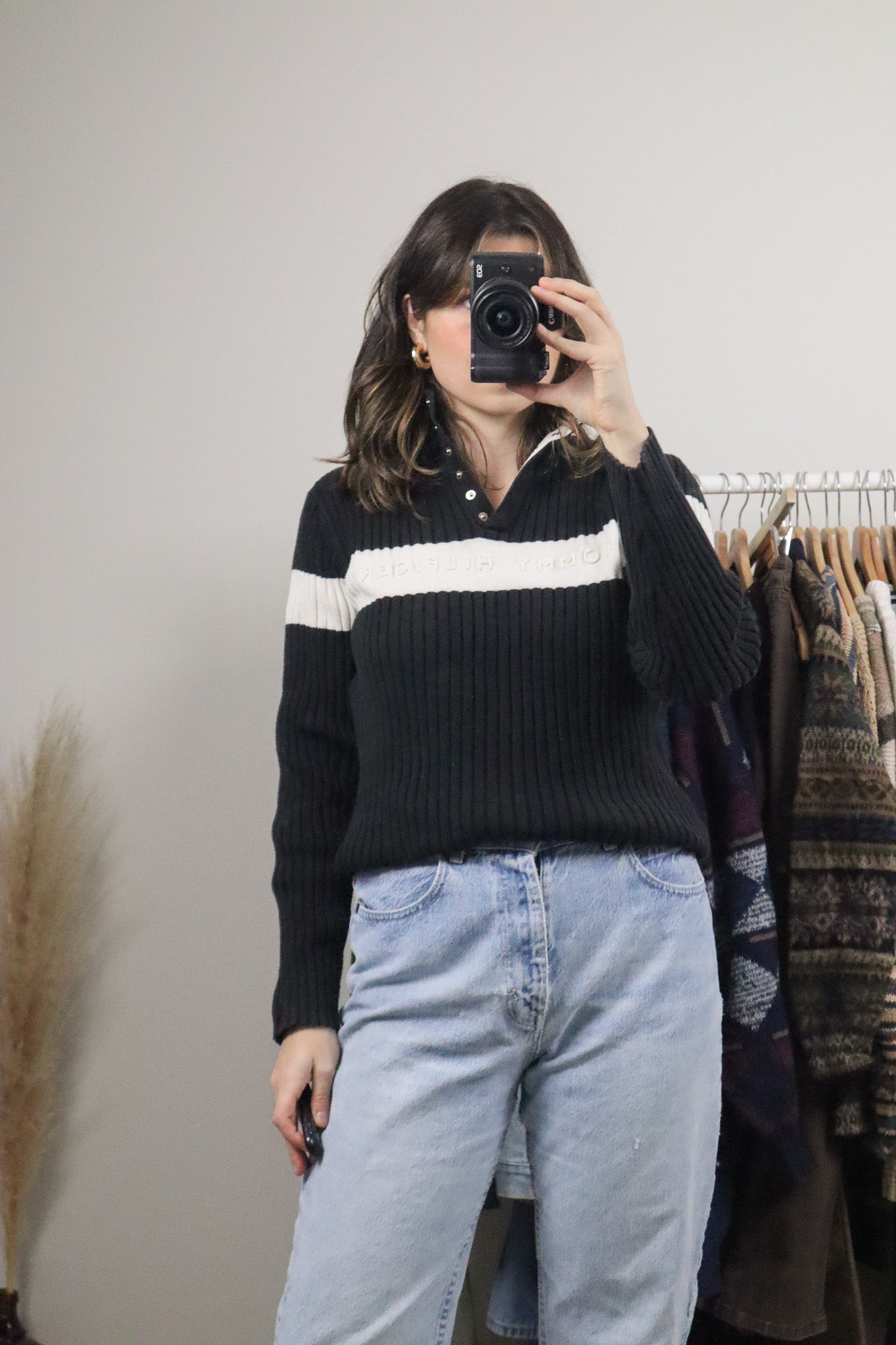 Tommy Hilfiger x Vintage x Cotton Knit Long-Sleeve (S/M)