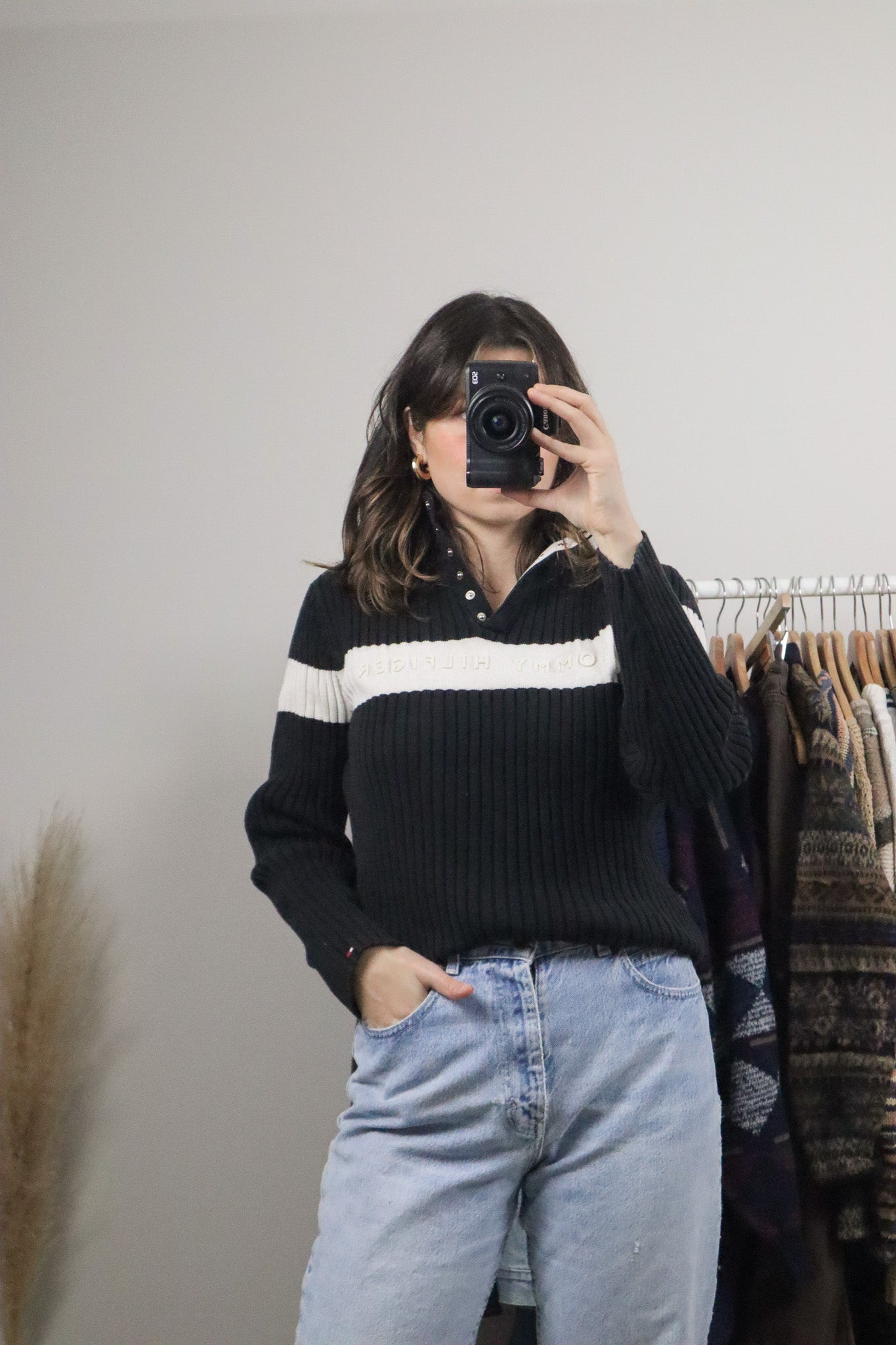 Tommy Hilfiger x Vintage x Cotton Knit Long-Sleeve (S/M)
