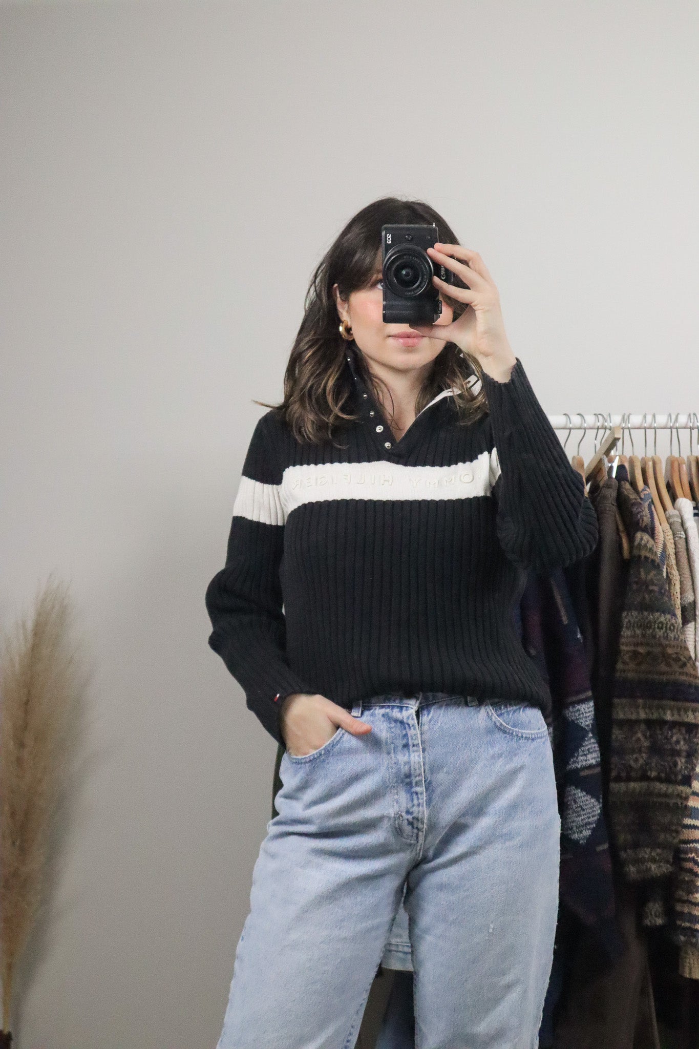 Tommy Hilfiger x Vintage x Cotton Knit Long-Sleeve (S/M)