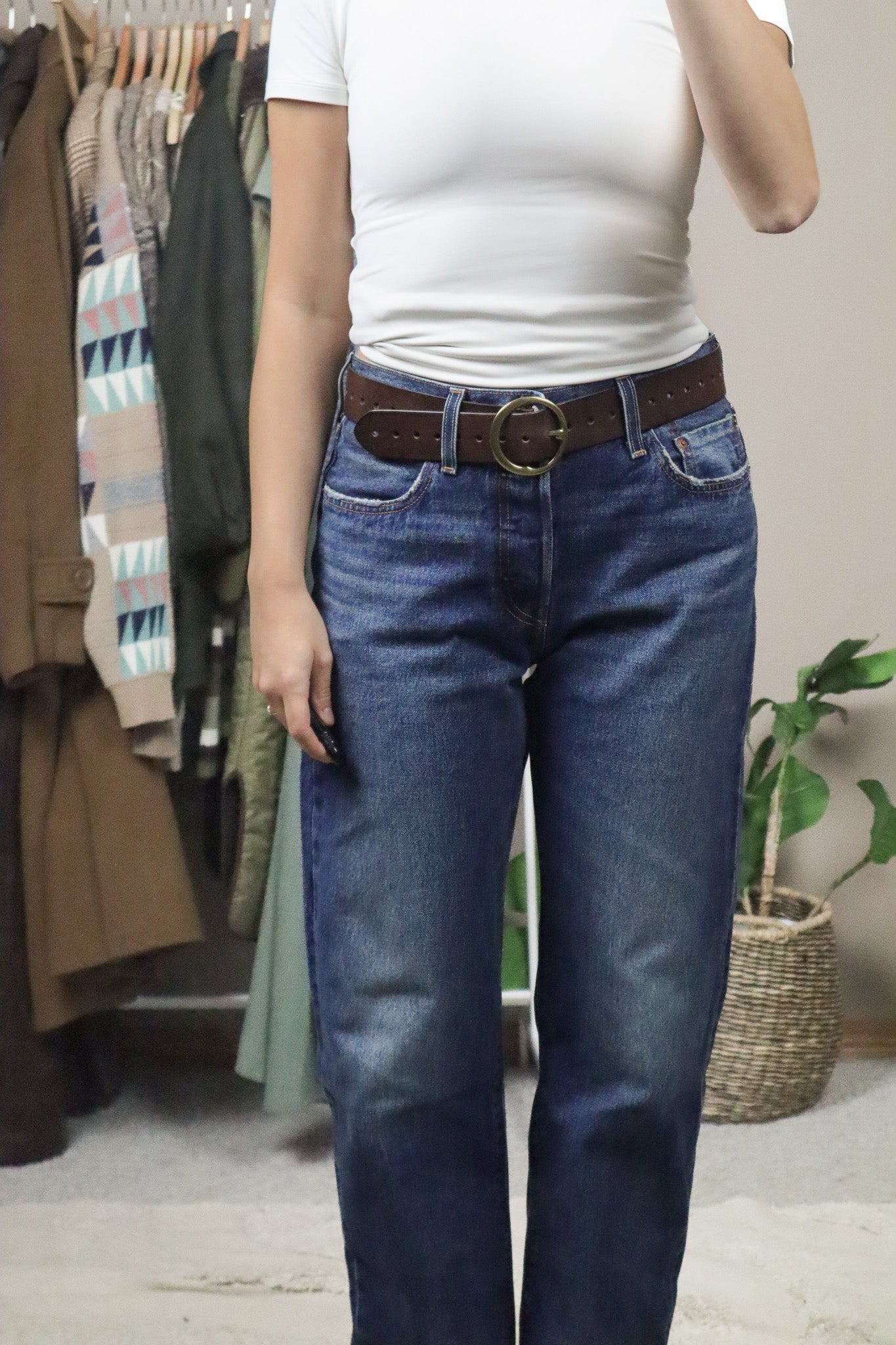 Modern x Leather Belt (XS/S)