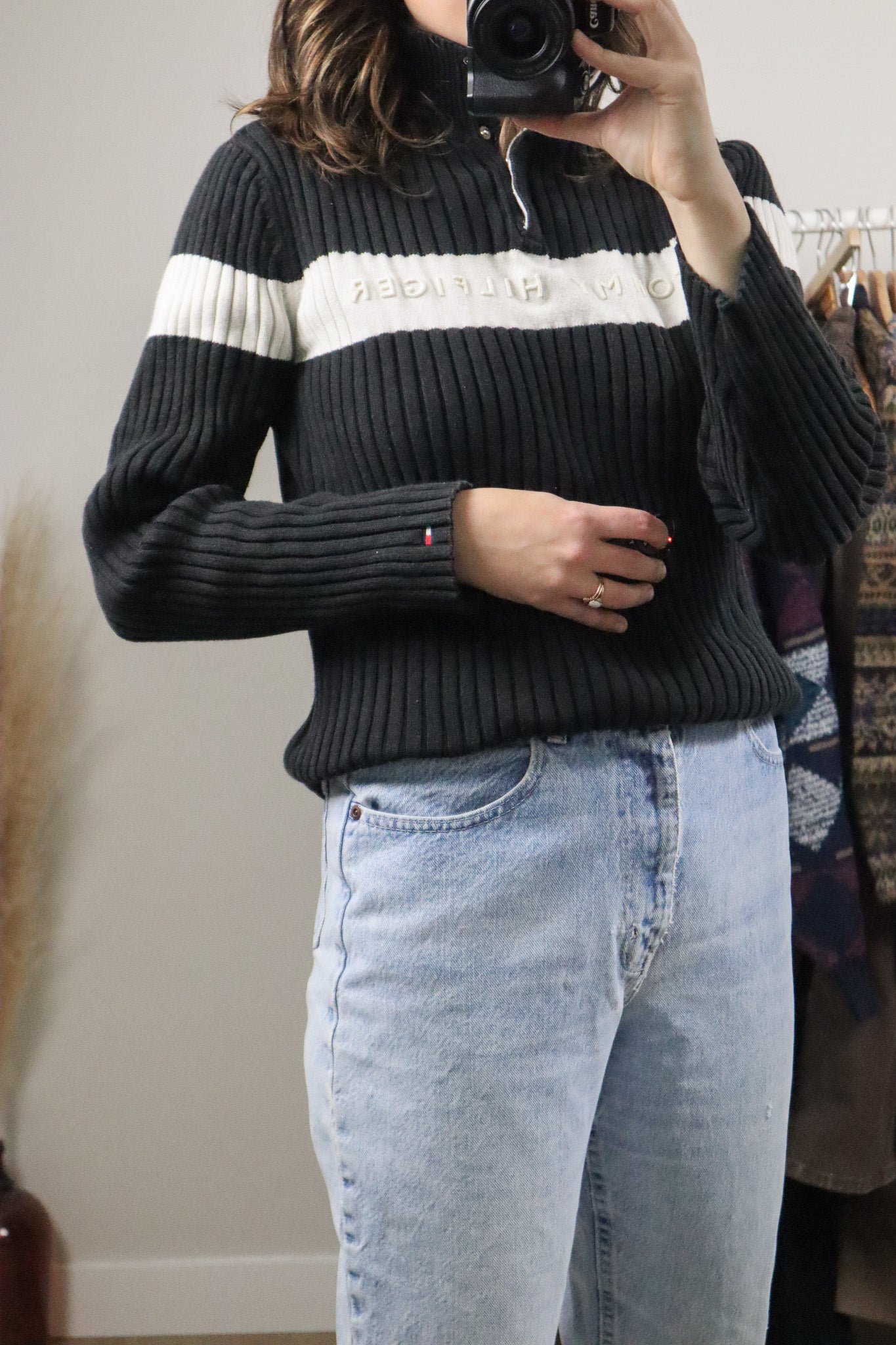 Tommy Hilfiger x Vintage x Cotton Knit Long-Sleeve (S/M)