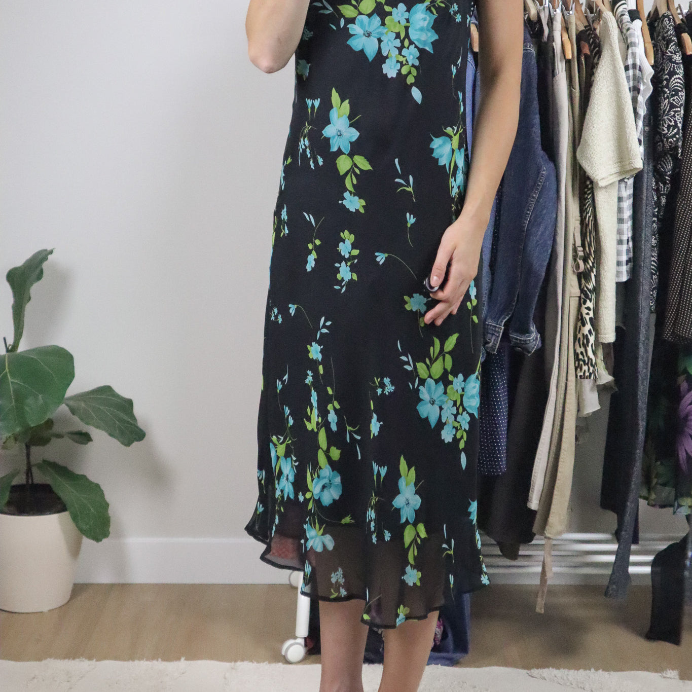 Vintage x Flower Maxi Dress (8)