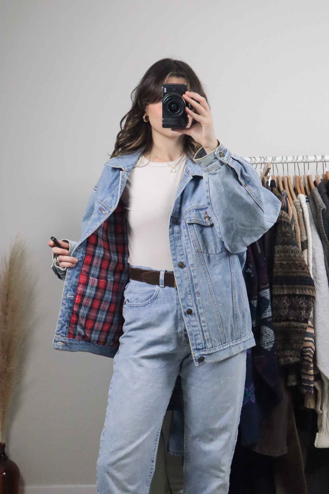 Vintage x Flannel Lined Trucker Jacket (M/L)