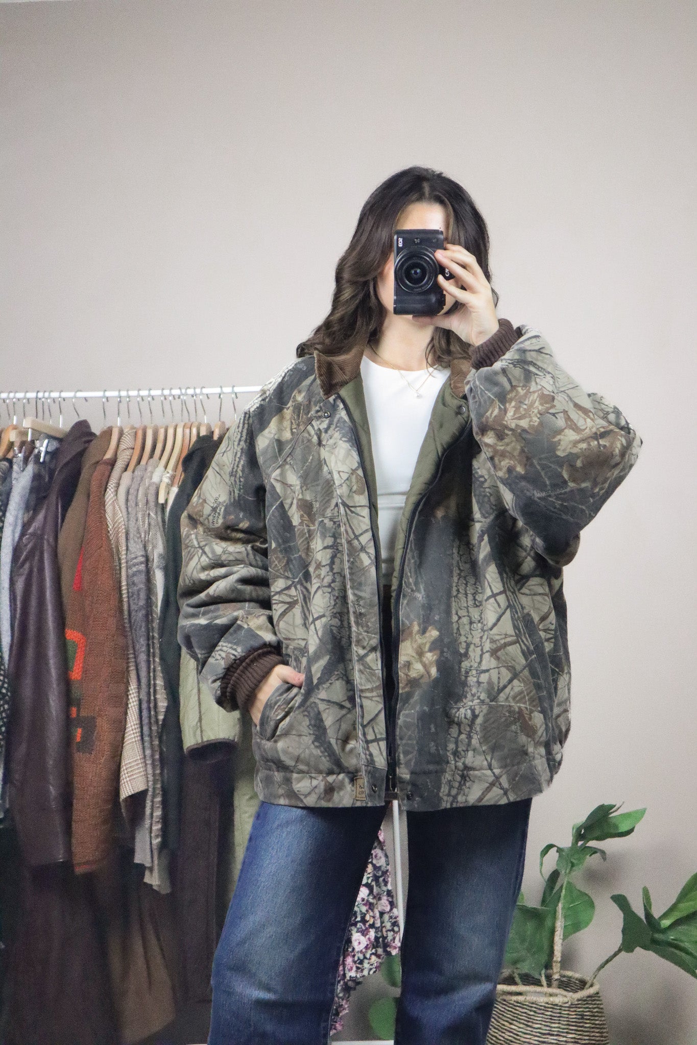 Vintage x Cordory Collar Camo Bomber (XL-XXL)