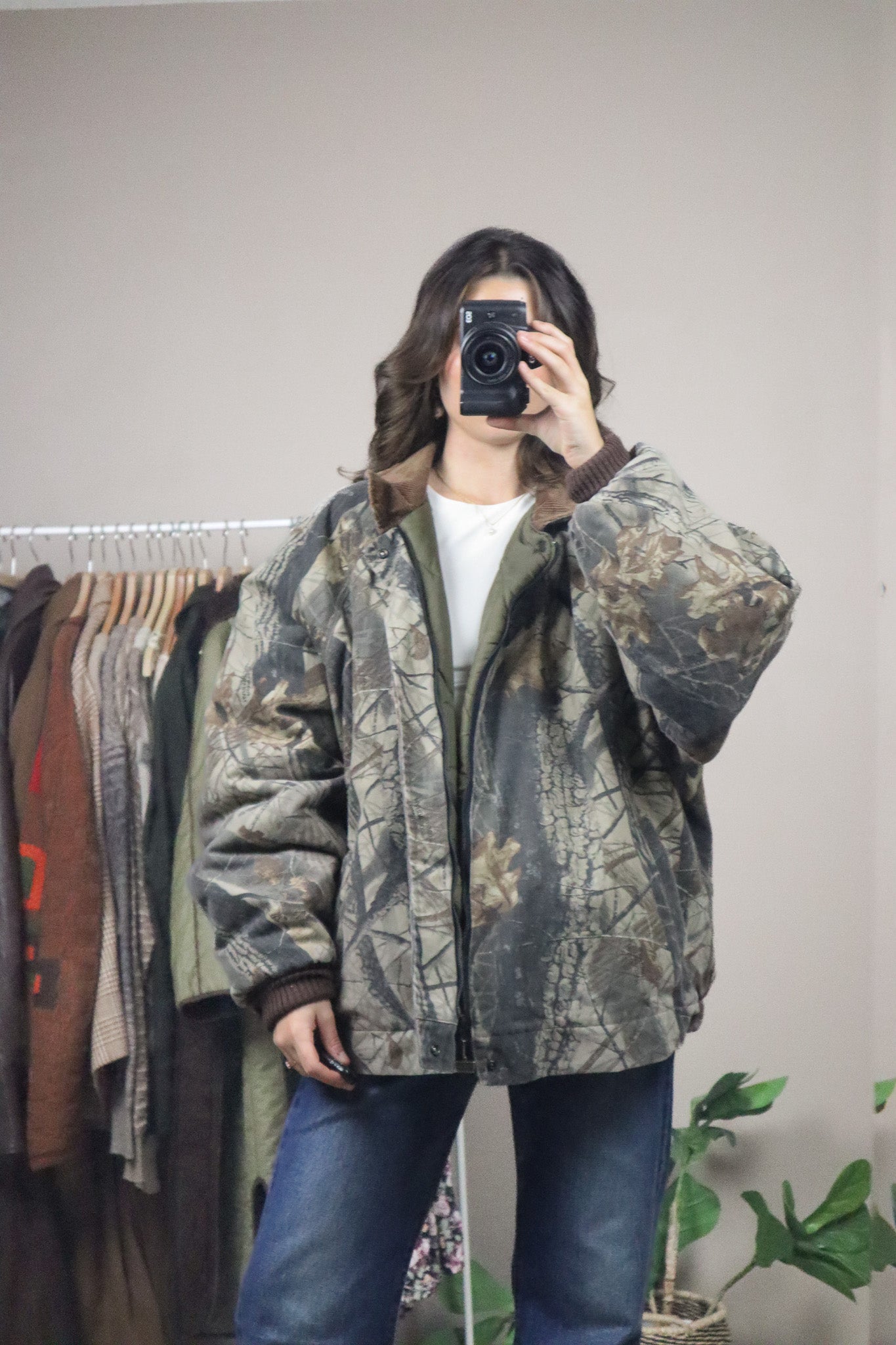 Vintage x Cordory Collar Camo Bomber (XL-XXL)