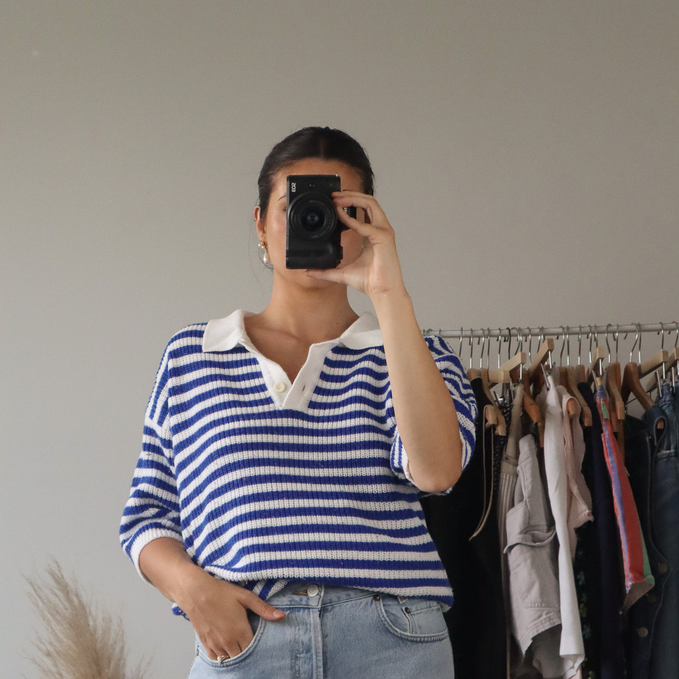 Vintage x Striped T-Shirt (M)