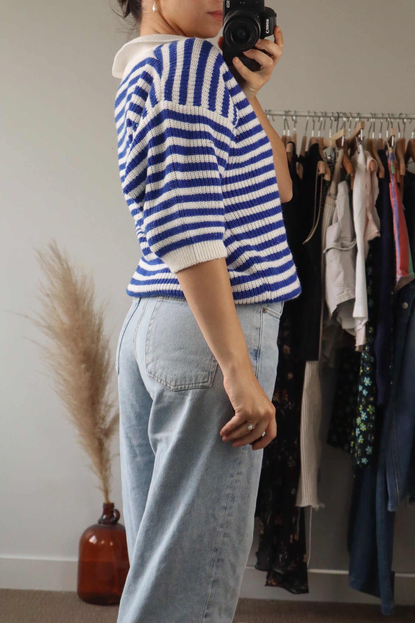 Vintage x Striped T-Shirt (M)