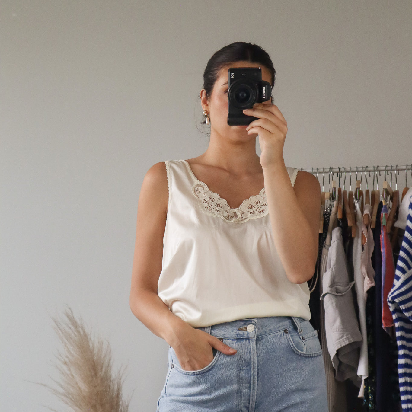 Made in Canada x Vintage x Slip Top (L)