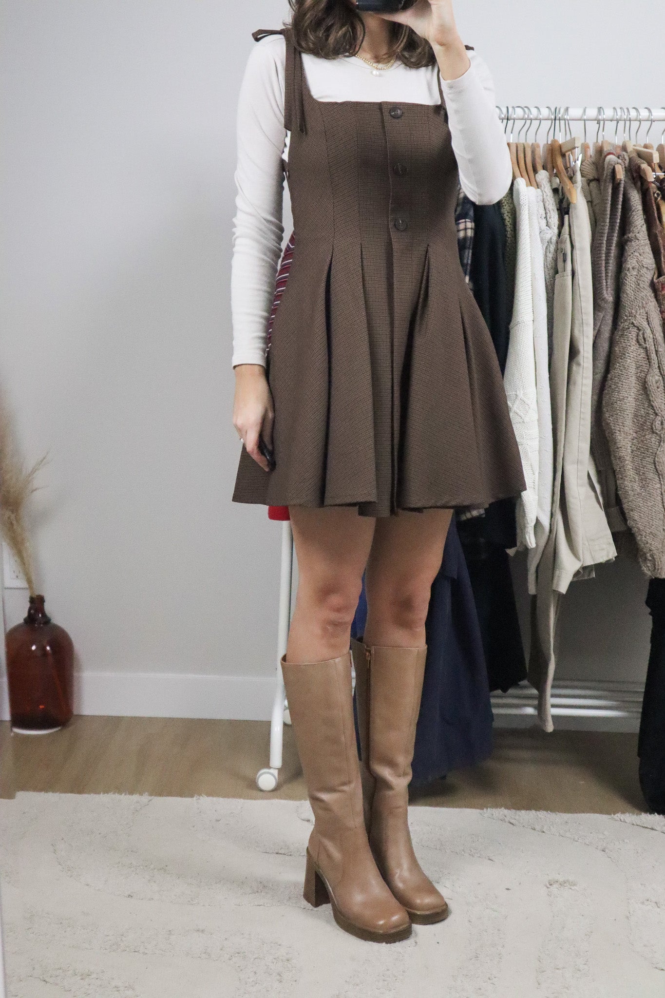 Modern x Houndstooth Dress (S)