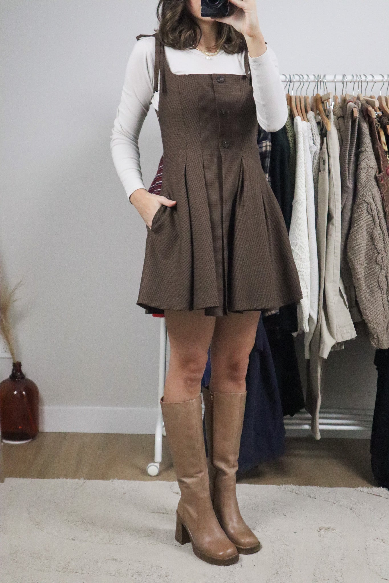 Modern x Houndstooth Dress (S)