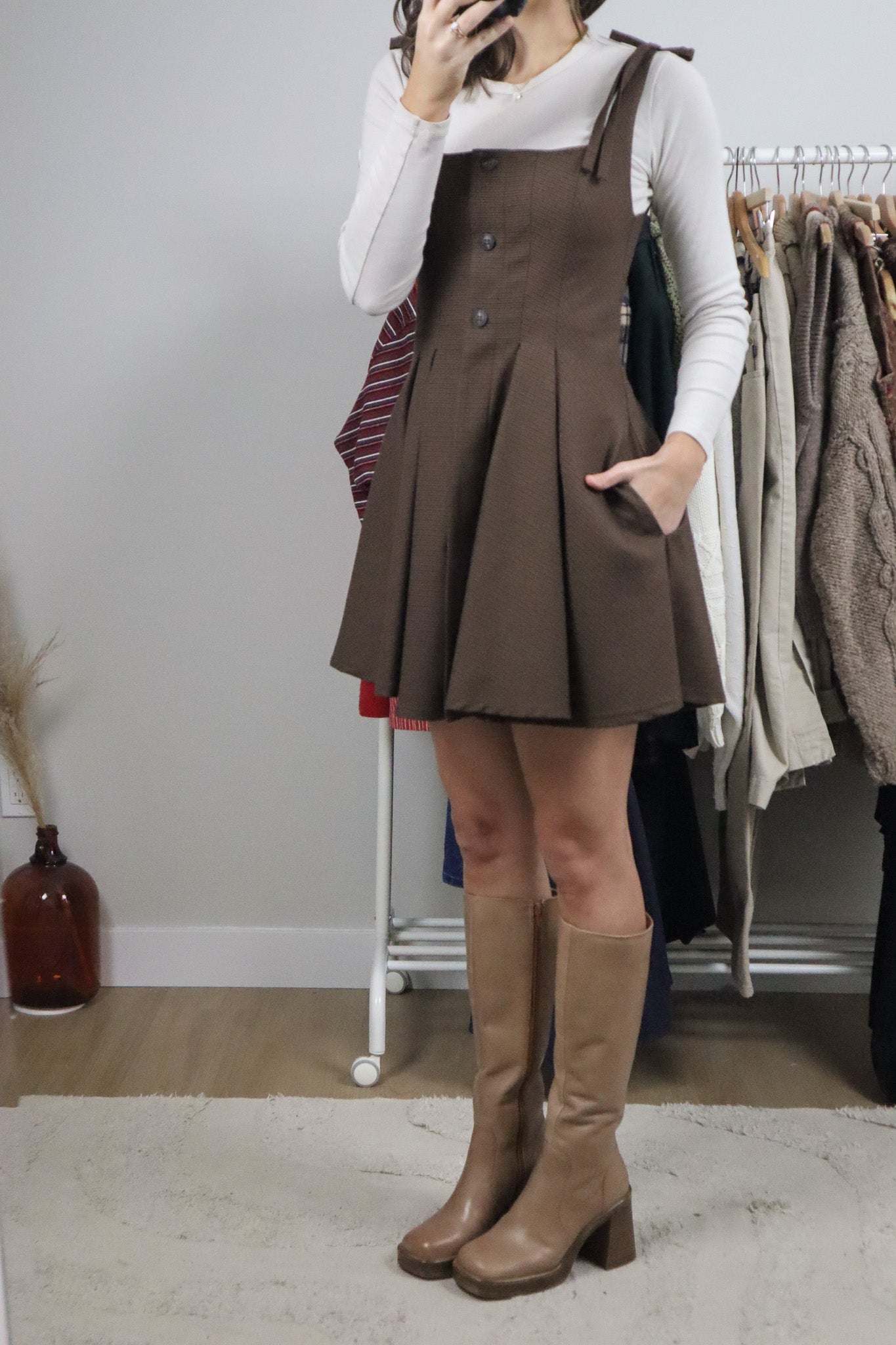 Modern x Houndstooth Dress (S)