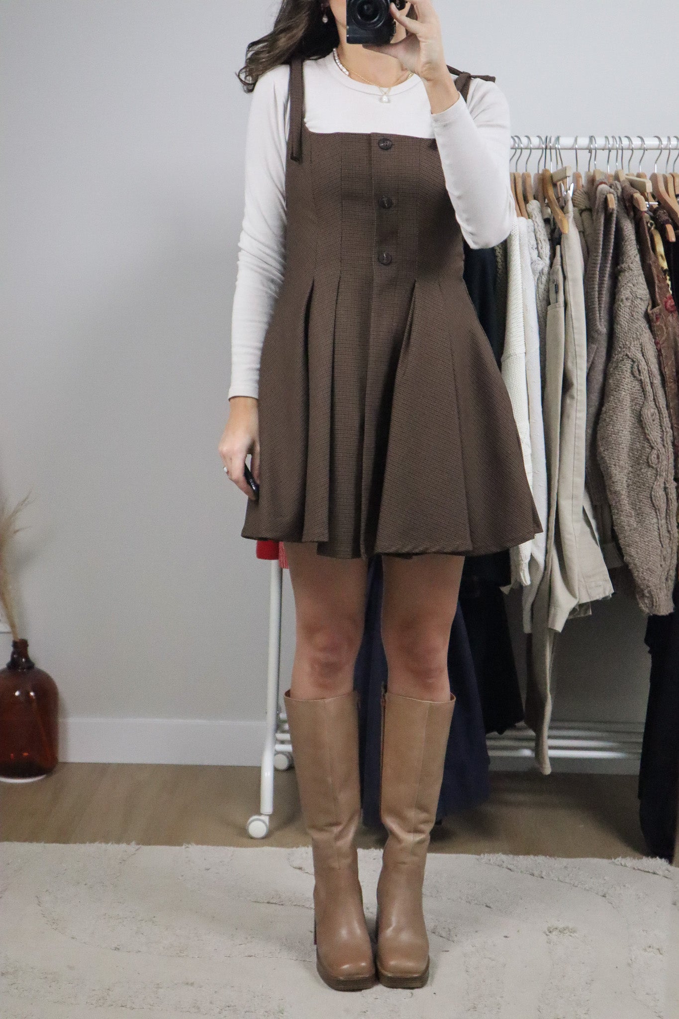 Modern x Houndstooth Dress (S)
