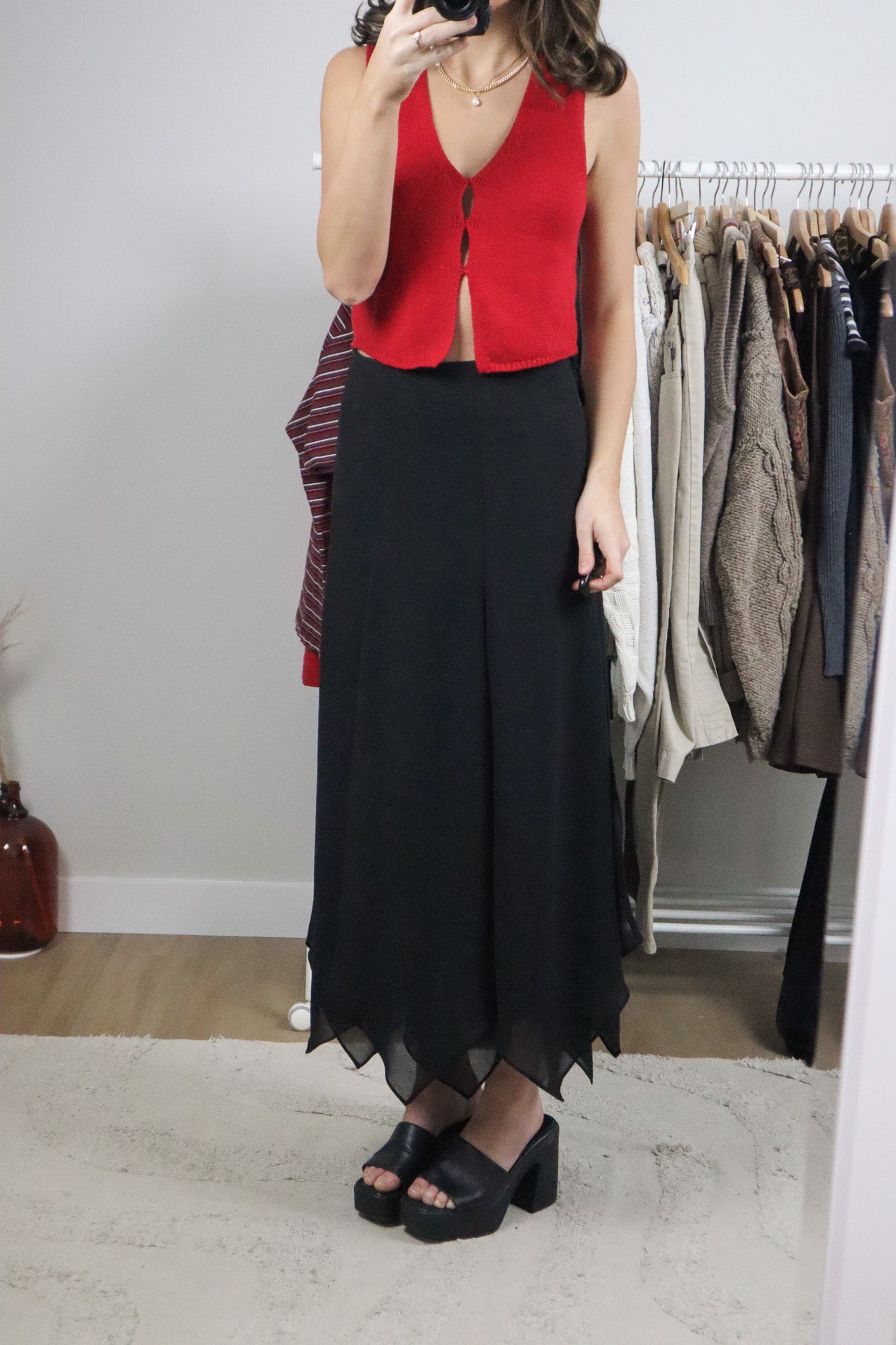 Vintage x Maxi Skirt (8/10)