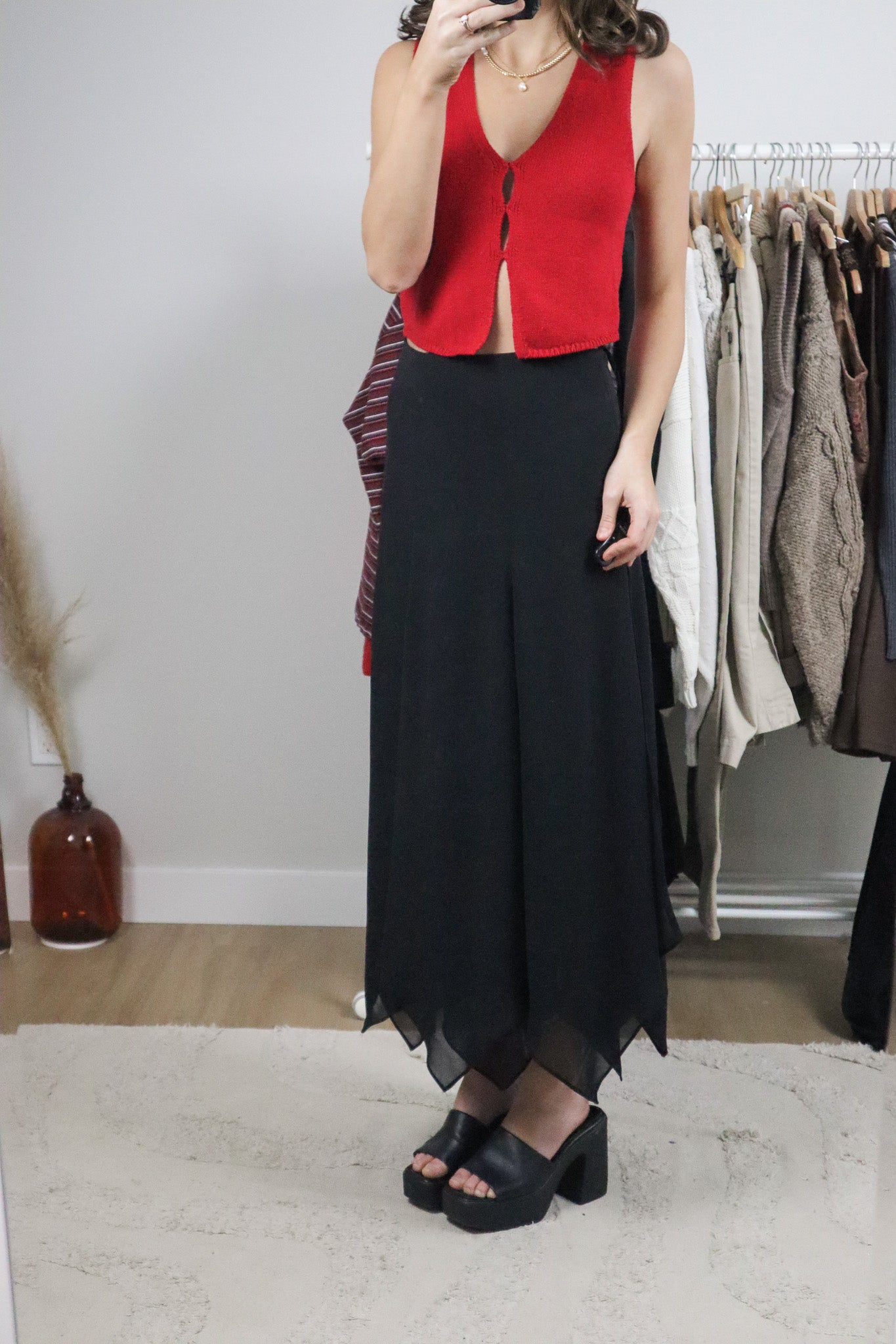 Vintage x Maxi Skirt (8/10)