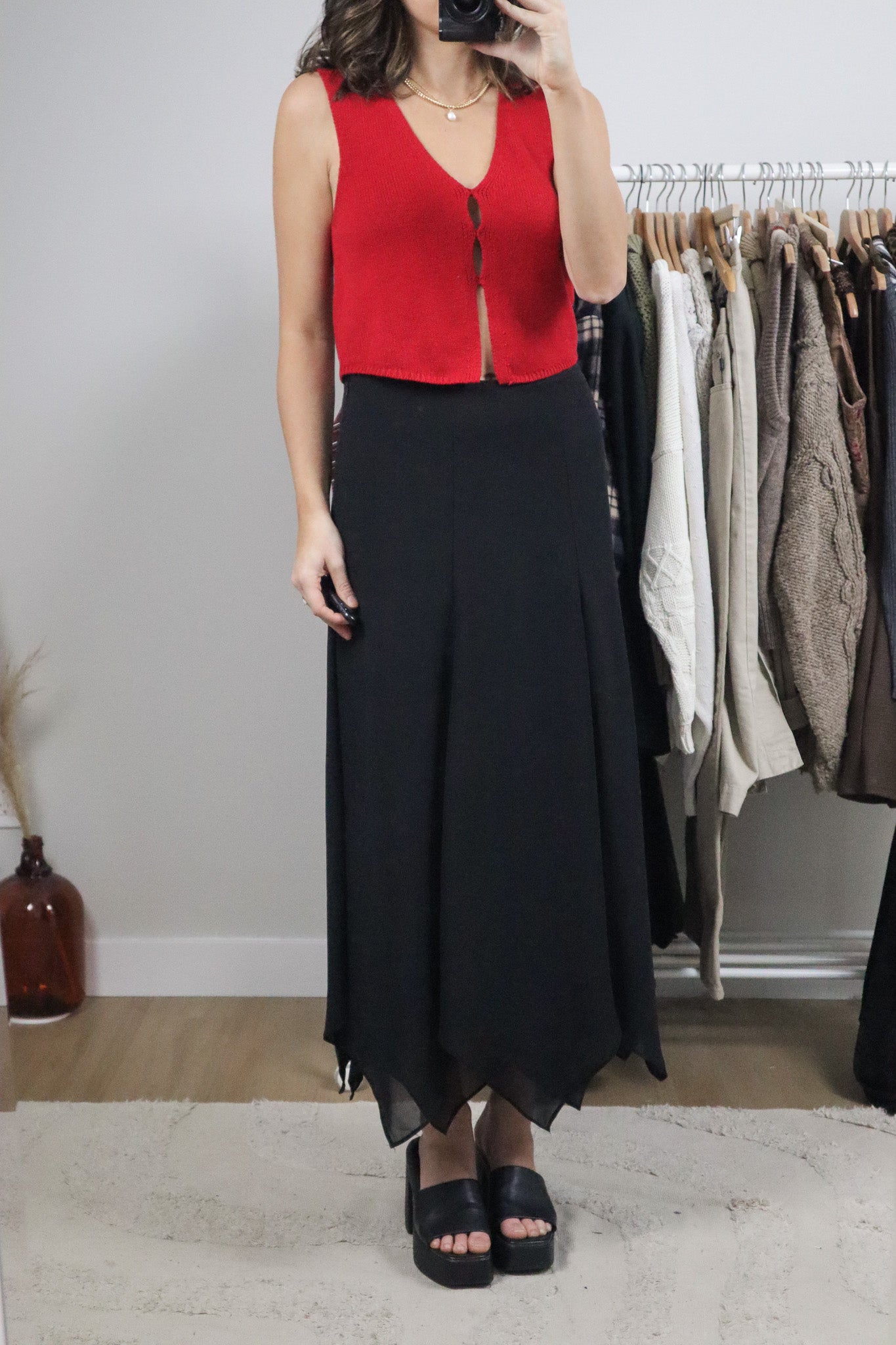 Vintage x Maxi Skirt (8/10)