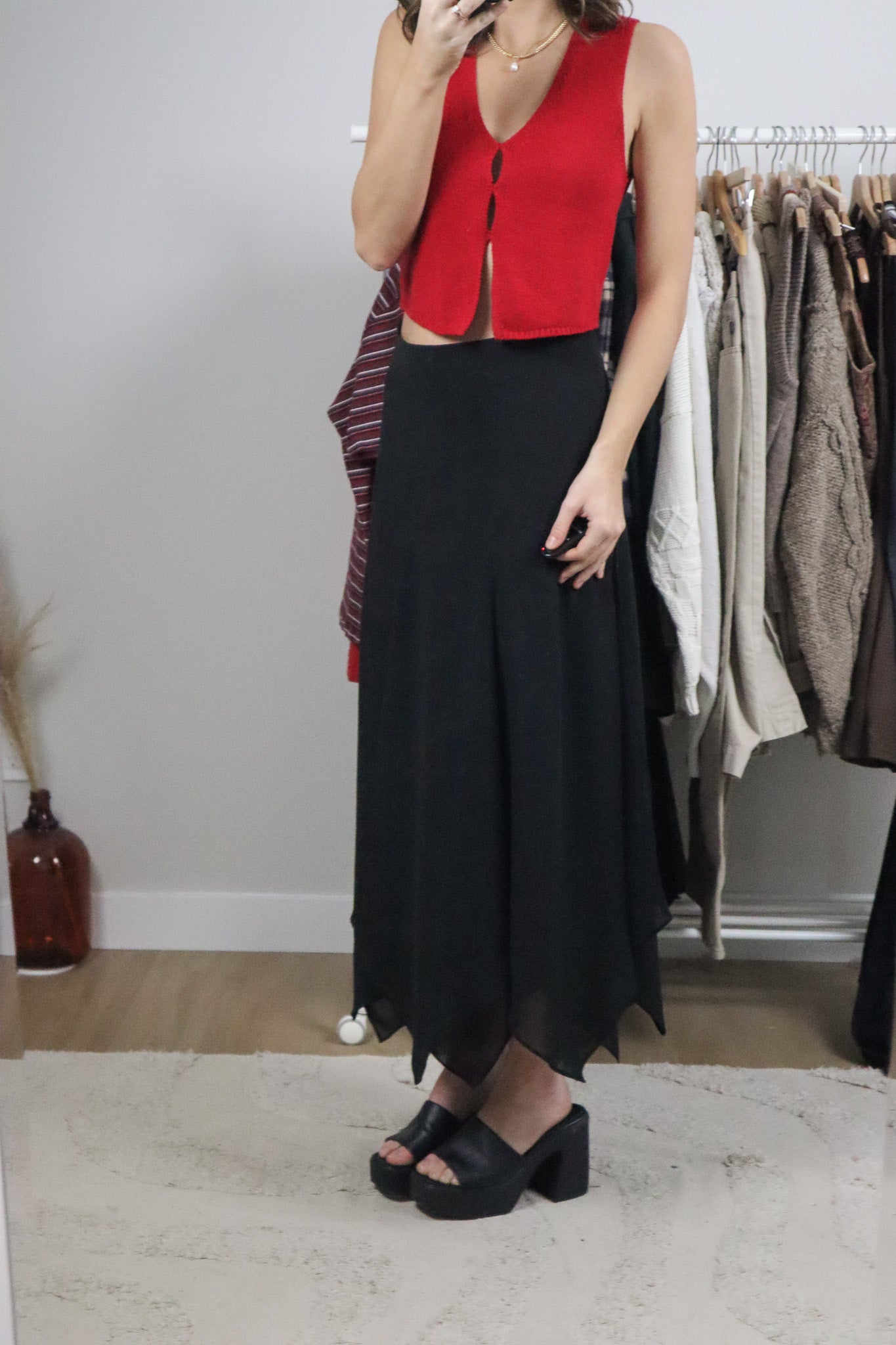 Vintage x Maxi Skirt (8/10)