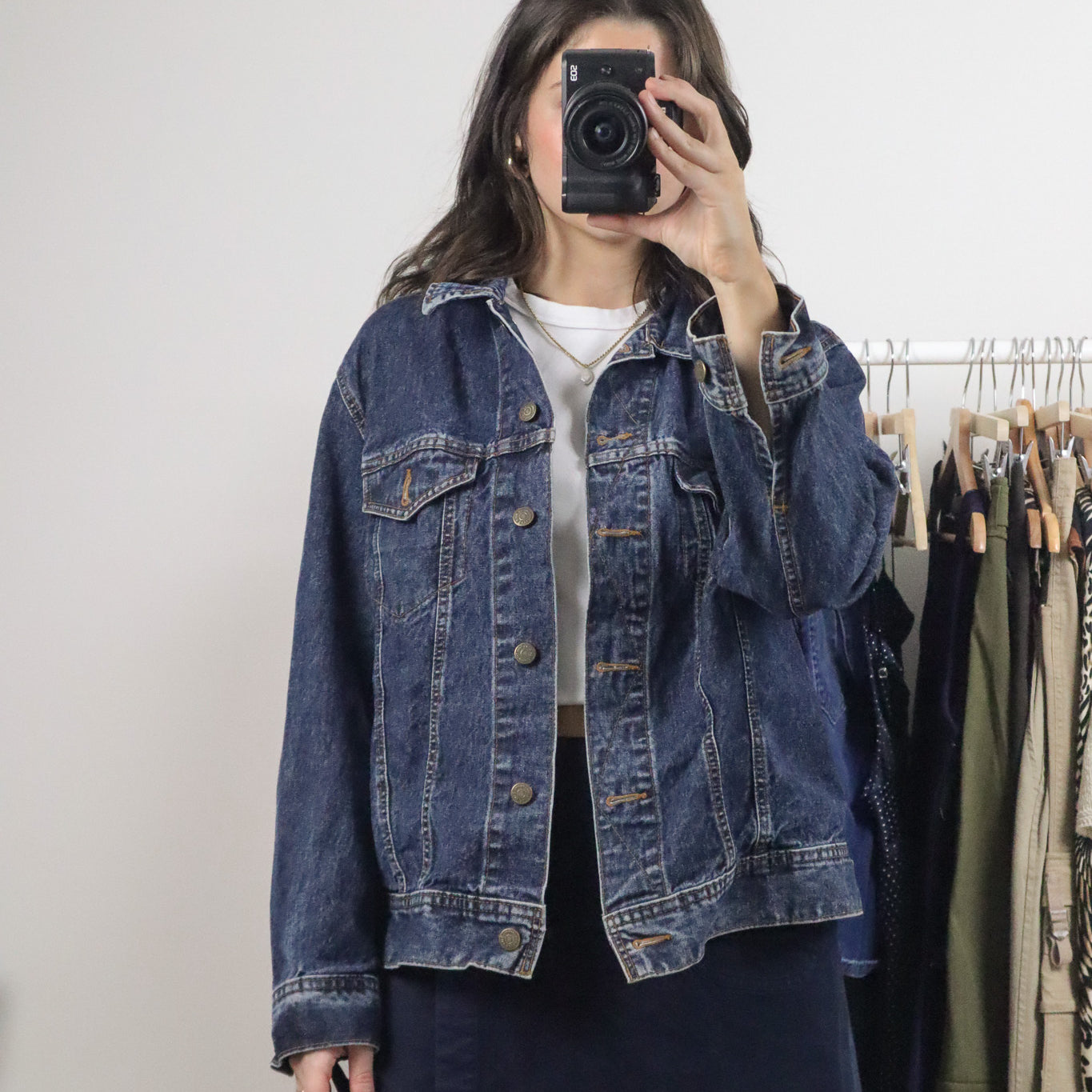 Made in Canada x Vintage x Denim Trucker Jacket (XS-M)