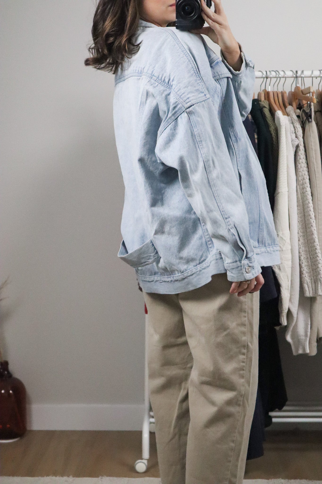 Vintage x Denim Trucker Jacket (L)