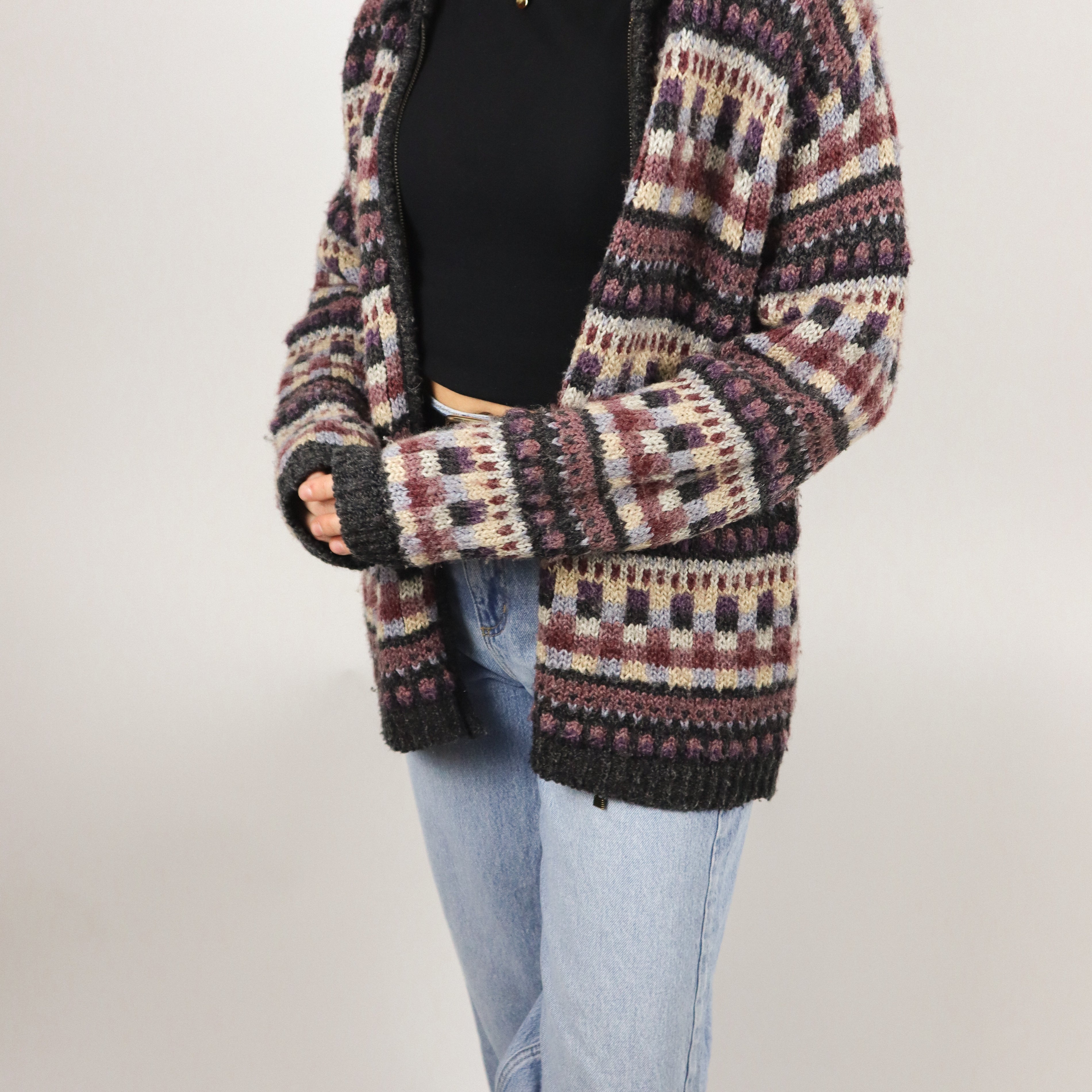 Vintage x Wool Blend Zip Up (M/L)