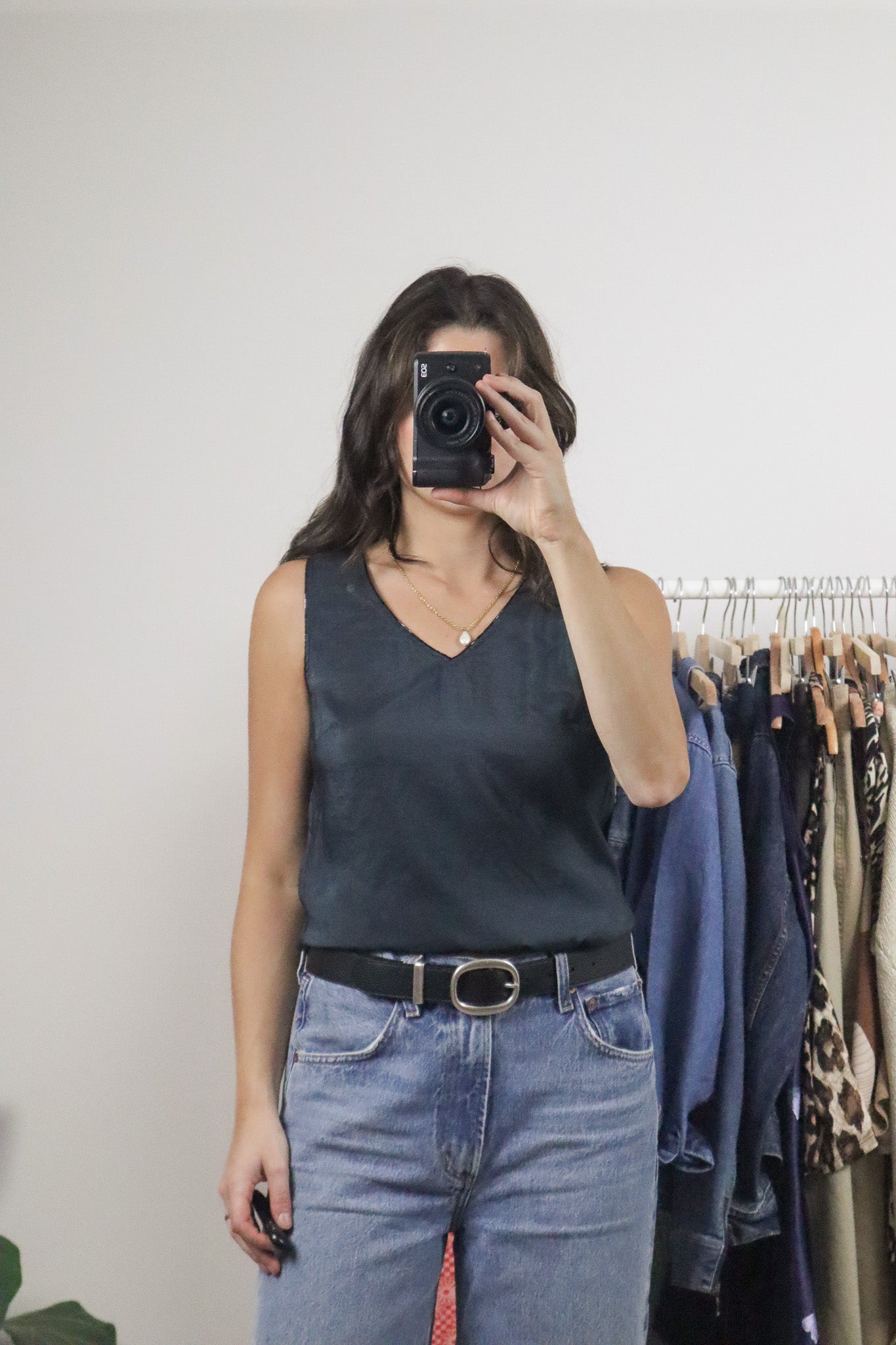 Made in Canada x Vintage x Beaded Tank Top (S)