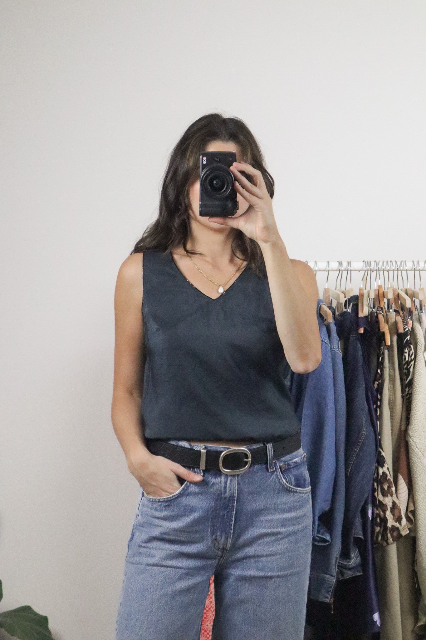 Made in Canada x Vintage x Beaded Tank Top (S)