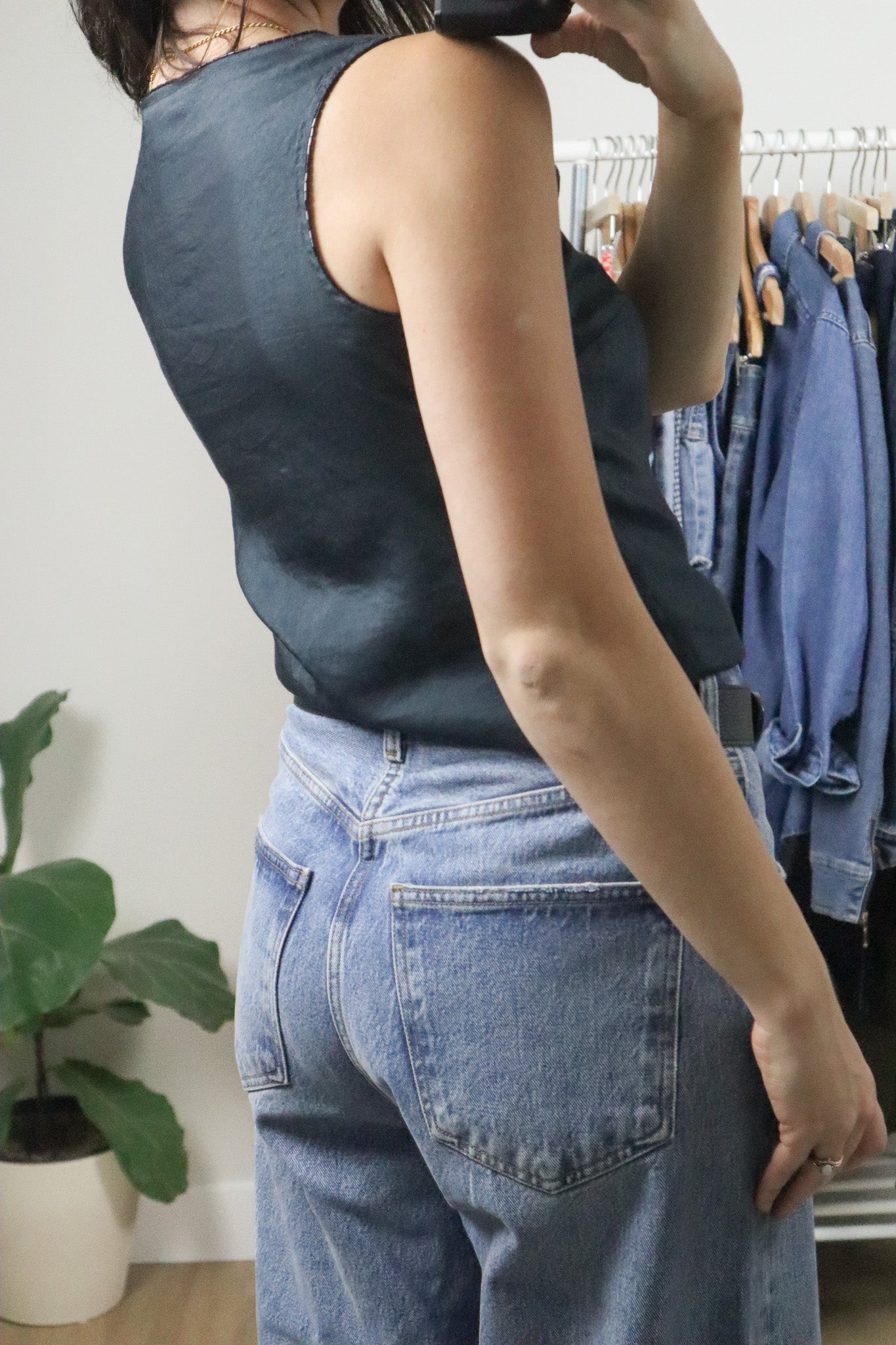 Made in Canada x Vintage x Beaded Tank Top (S)