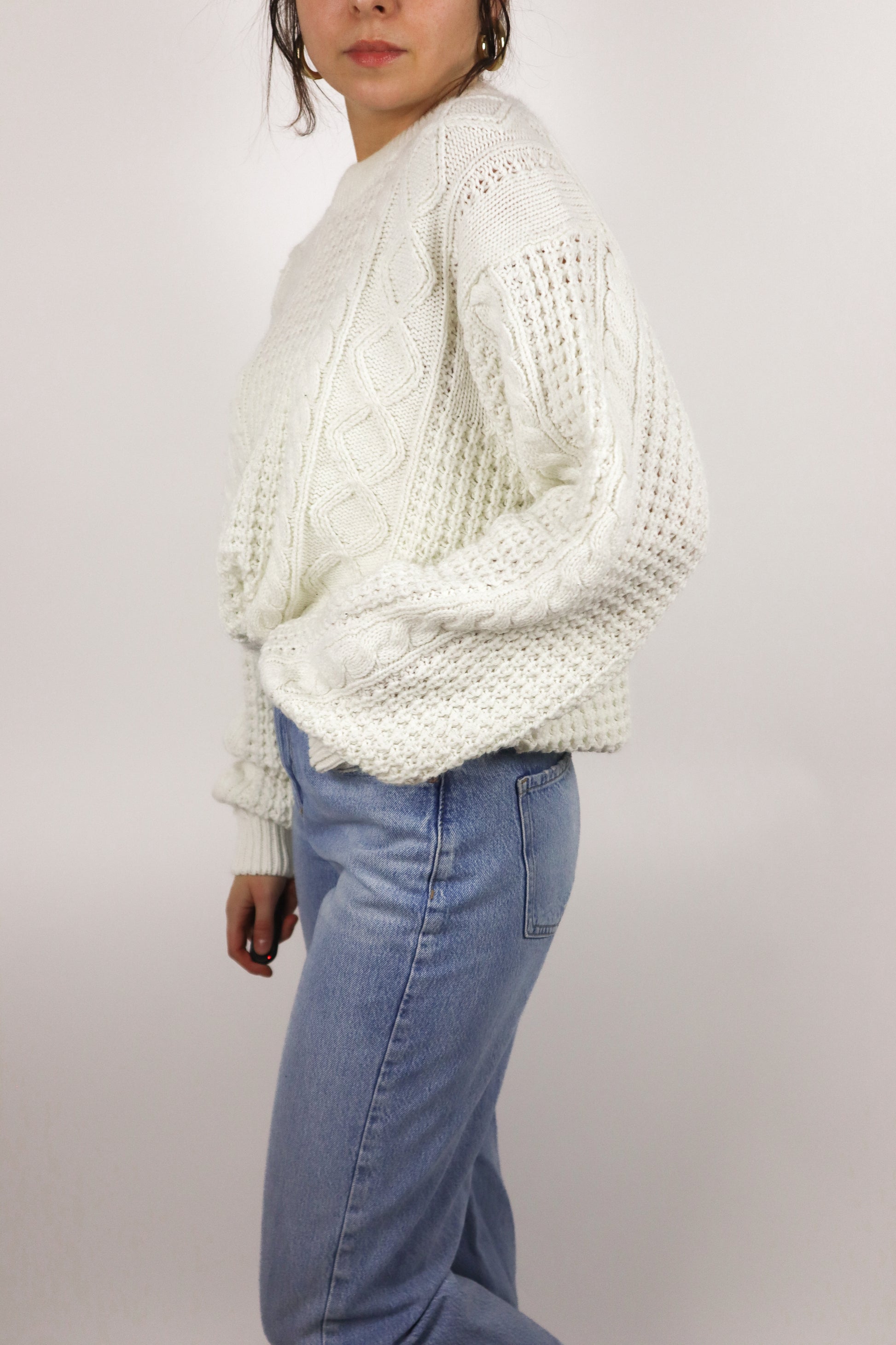 Vintage x Chunky Knit Sweater (M-XL)