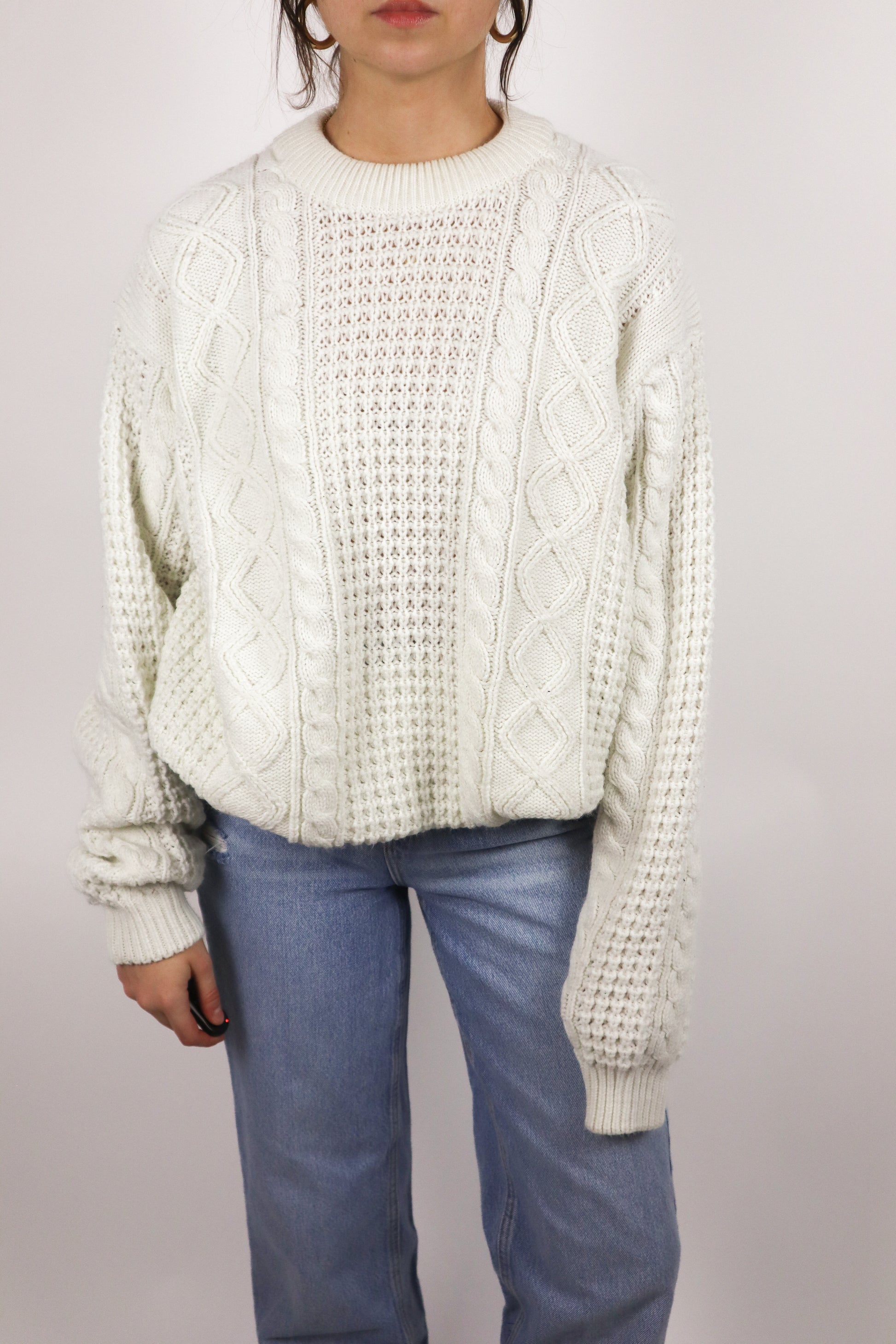 Vintage x Chunky Knit Sweater (M-XL)