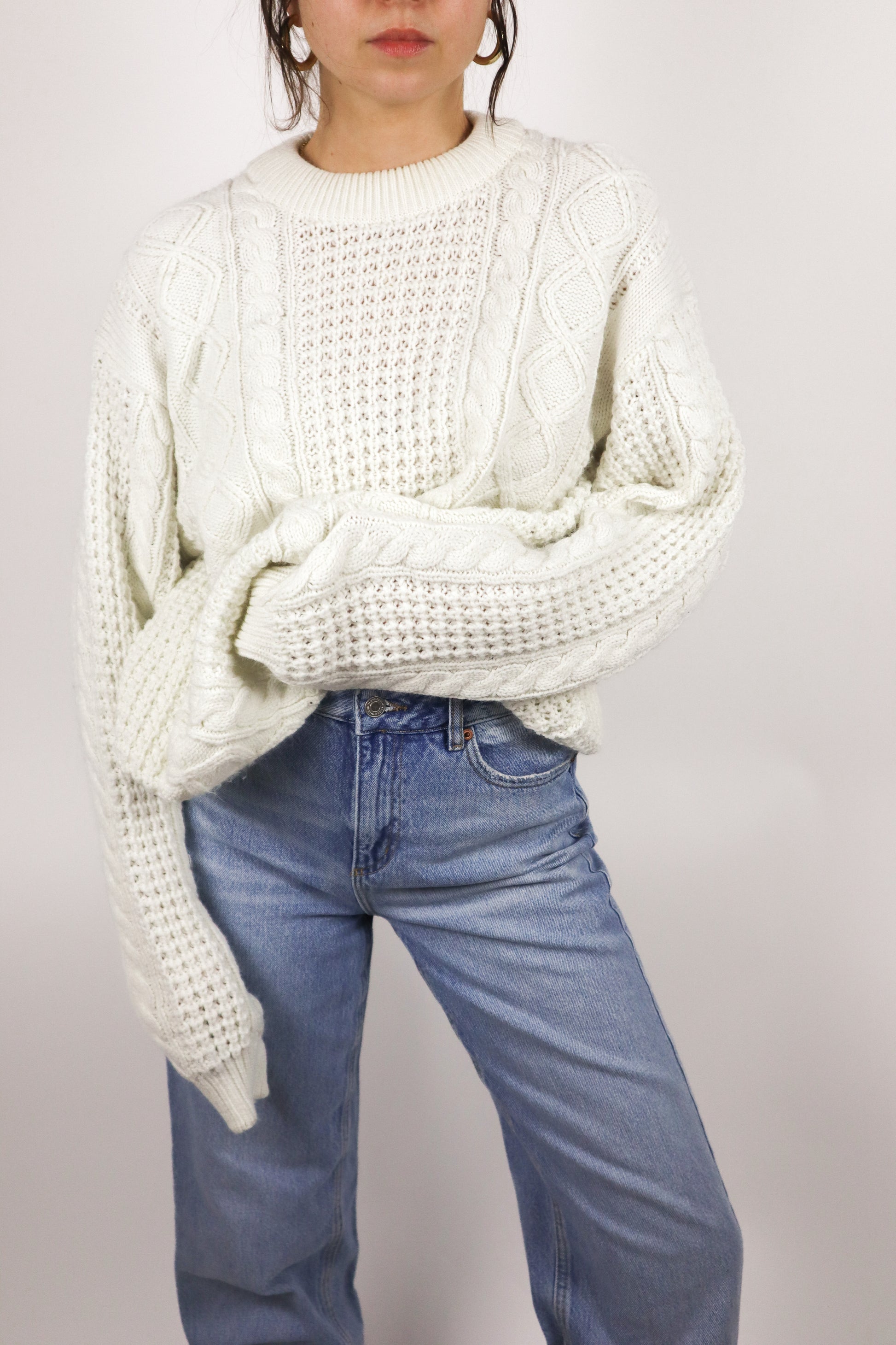 Vintage x Chunky Knit Sweater (M-XL)