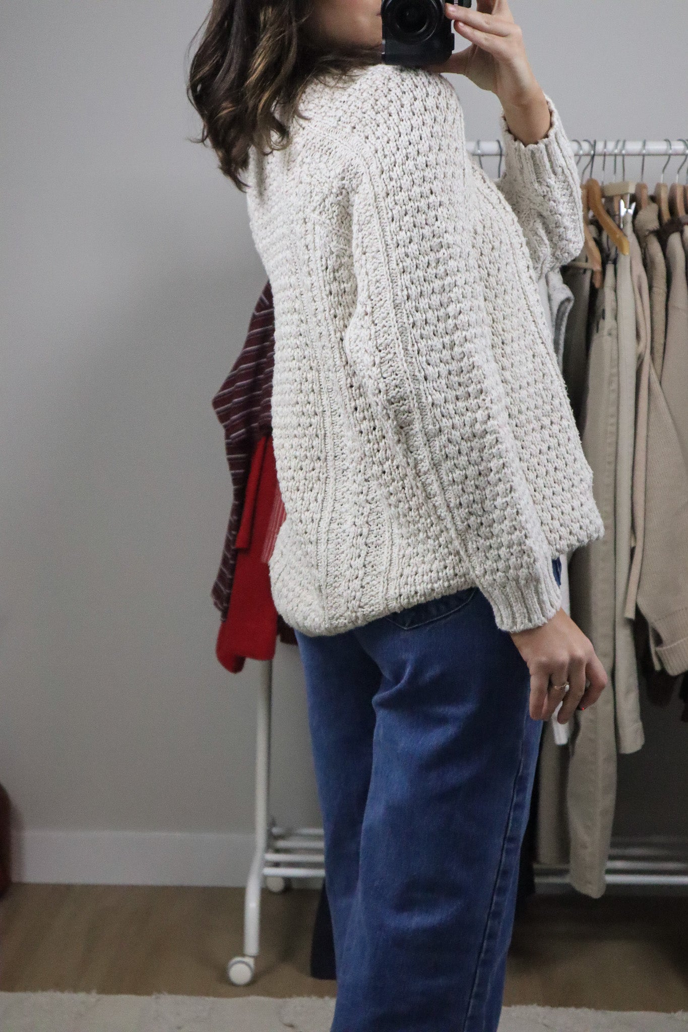 Vintage x Chunky Cotton Sweater (S)
