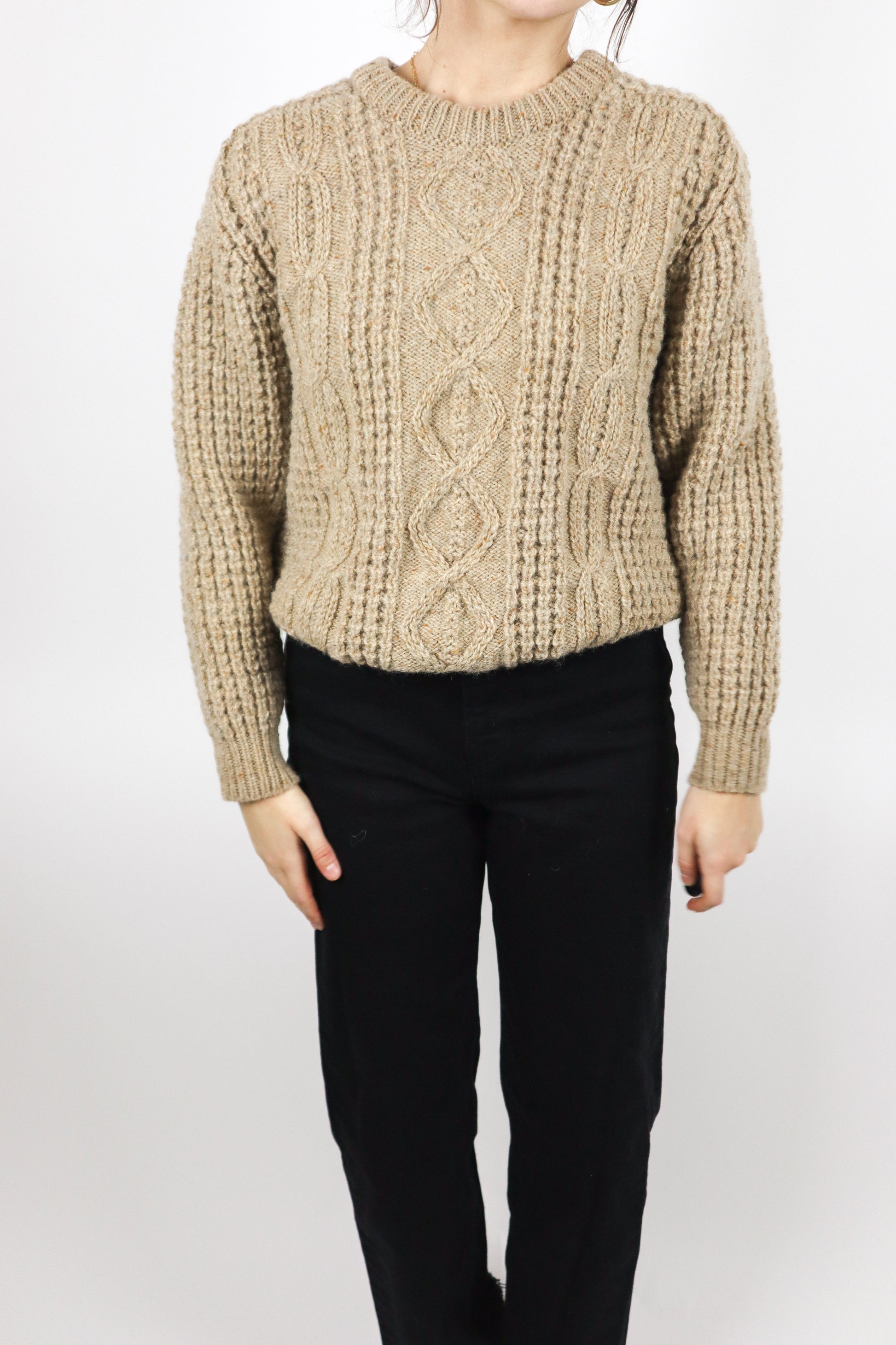 Made in Ireland x 80s x Aron Fisherman Sweater (S)