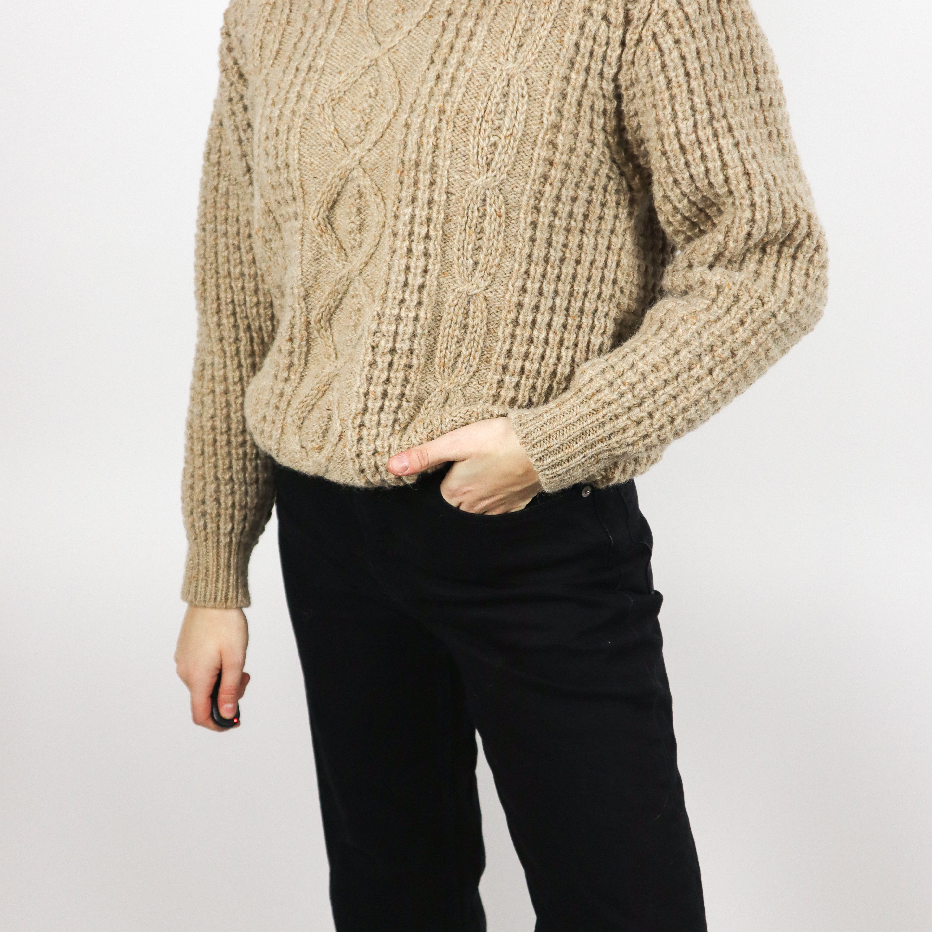 Made in Ireland x 80s x Aron Fisherman Sweater (S)