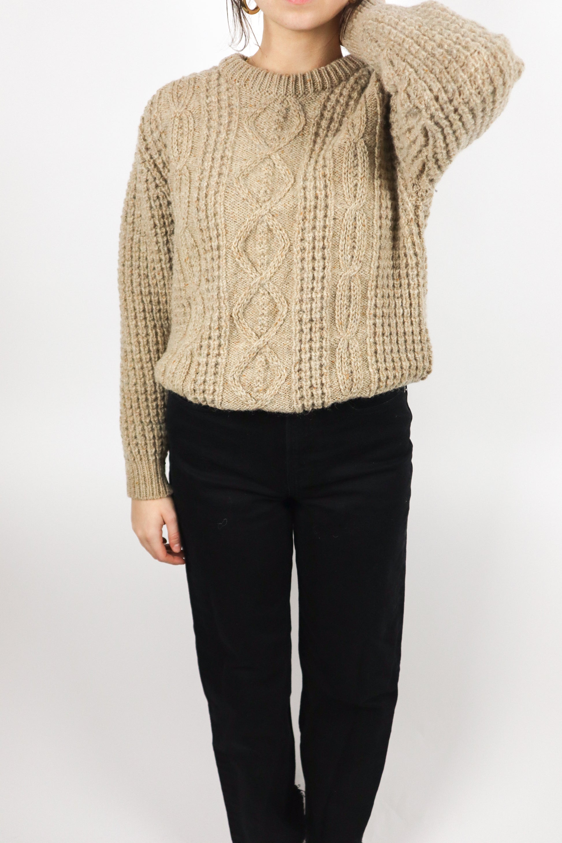 Made in Ireland x 80s x Aron Fisherman Sweater (S)