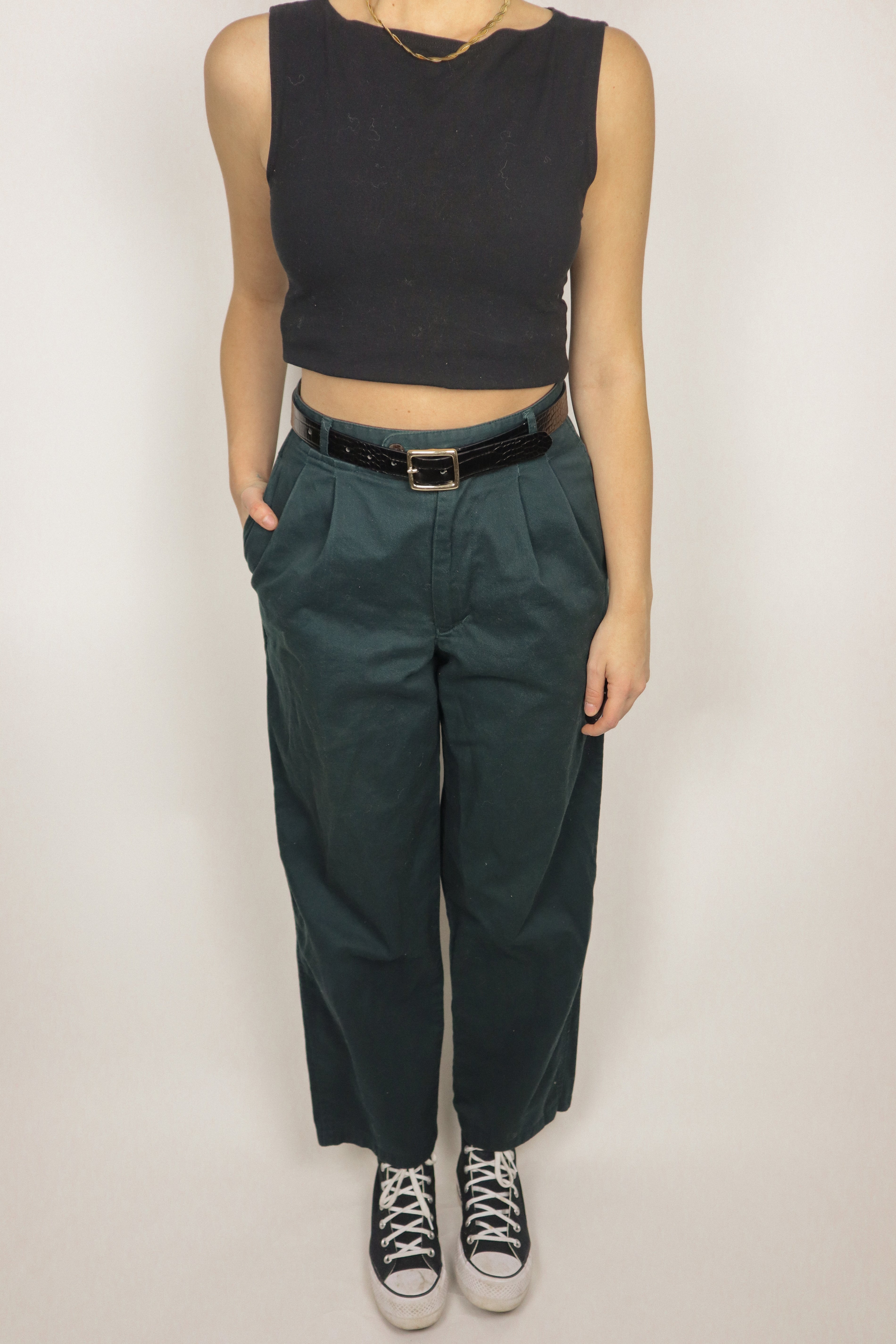 Vintage x Pleated Trousers (2/4)