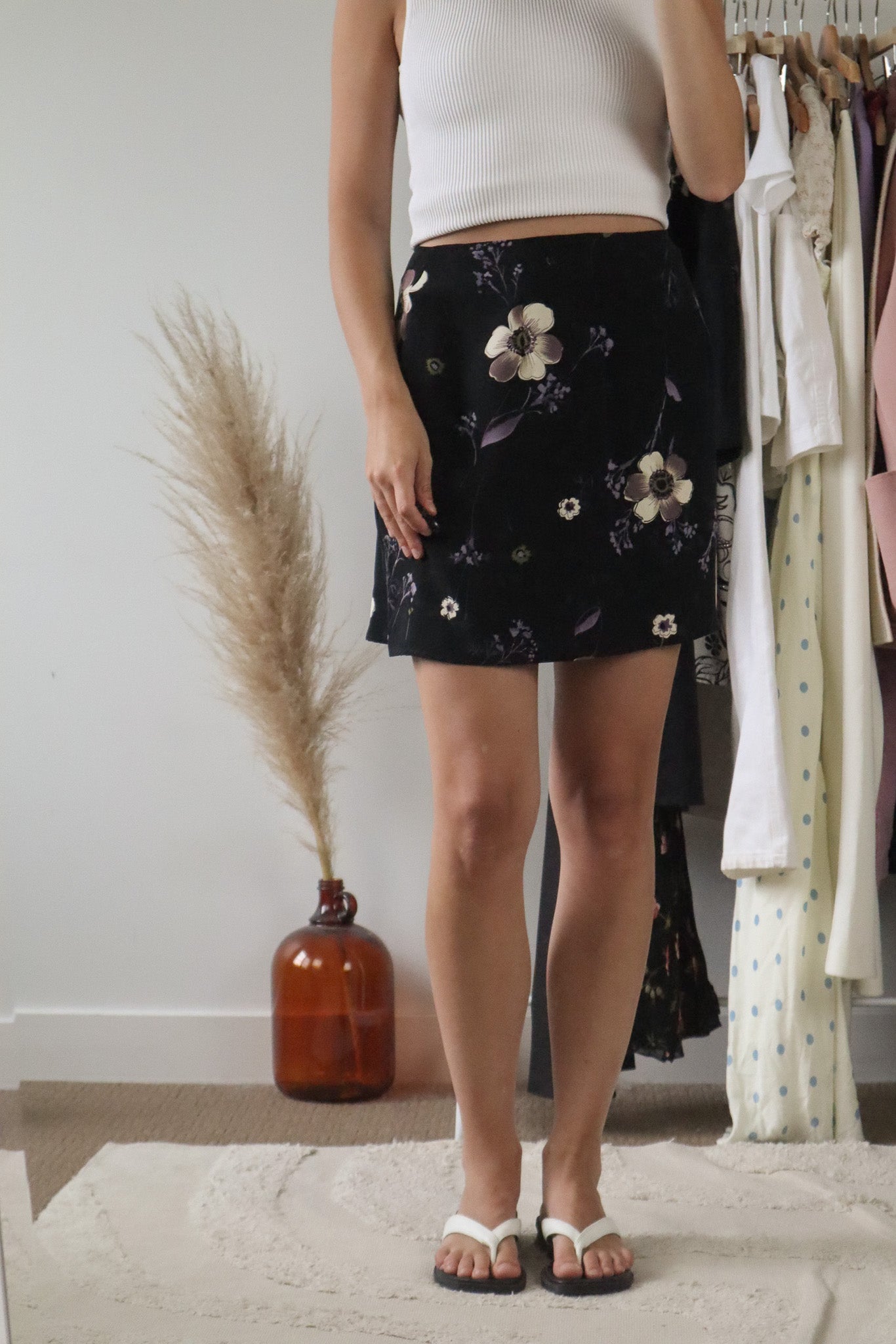 Made in Canada x Vintage x Floral Mini Skirt (10)