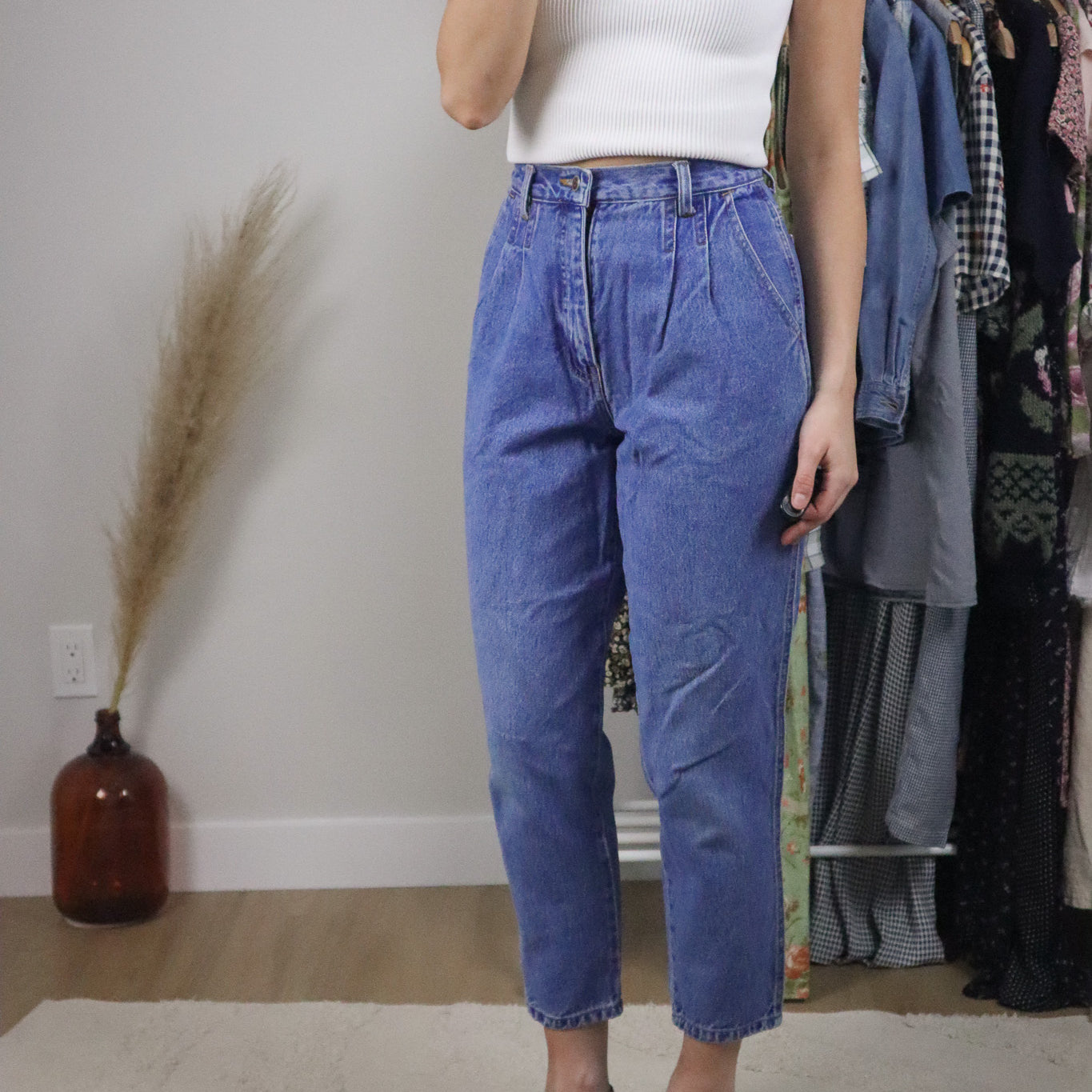 Made in Canada x Vintage x Pleated Jeans (2)