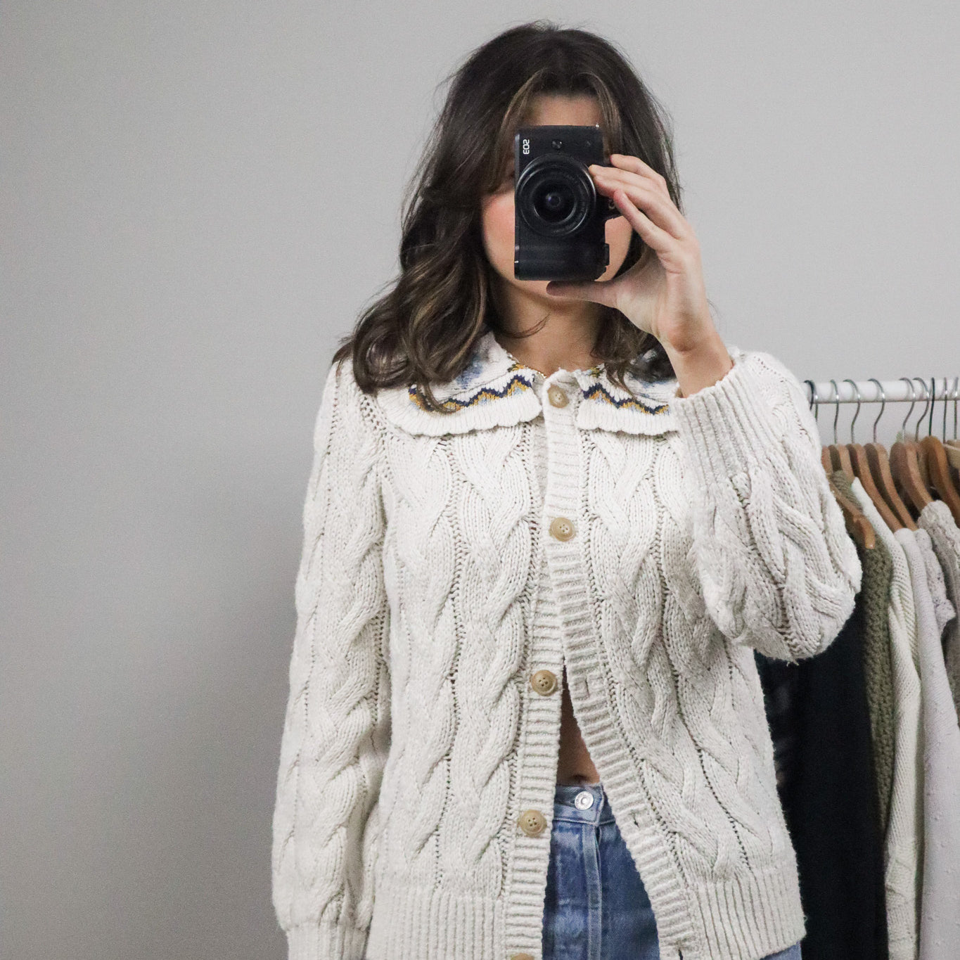 Modern x Collared Cardigan (S)