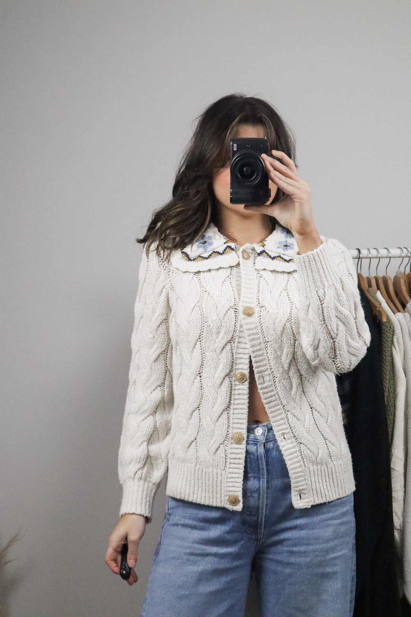 Modern x Collared Cardigan (S)