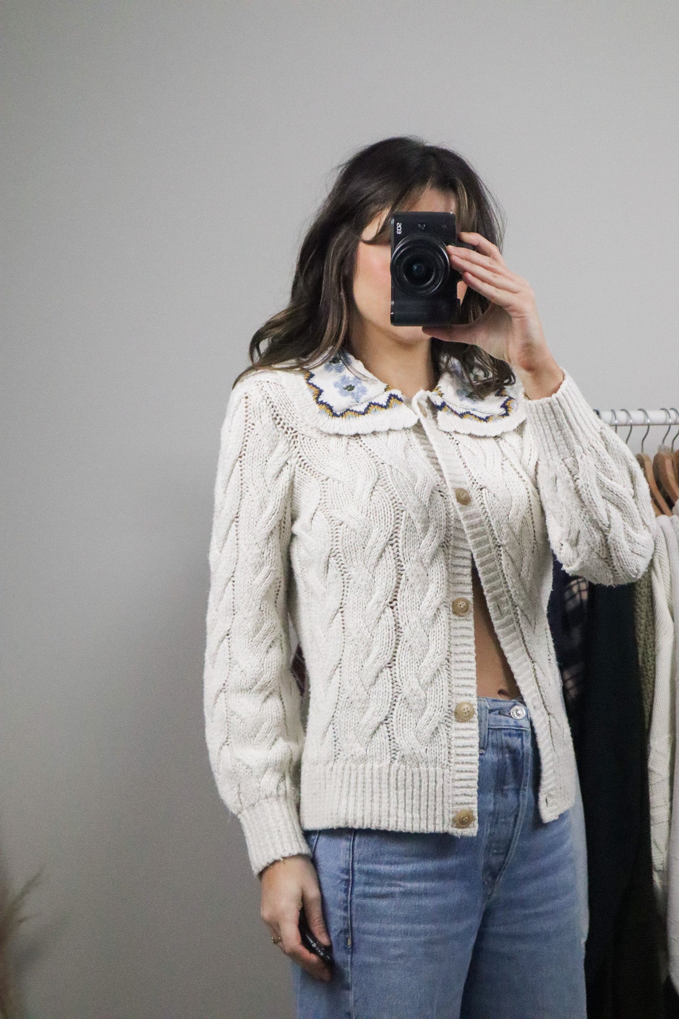 Modern x Collared Cardigan (S)