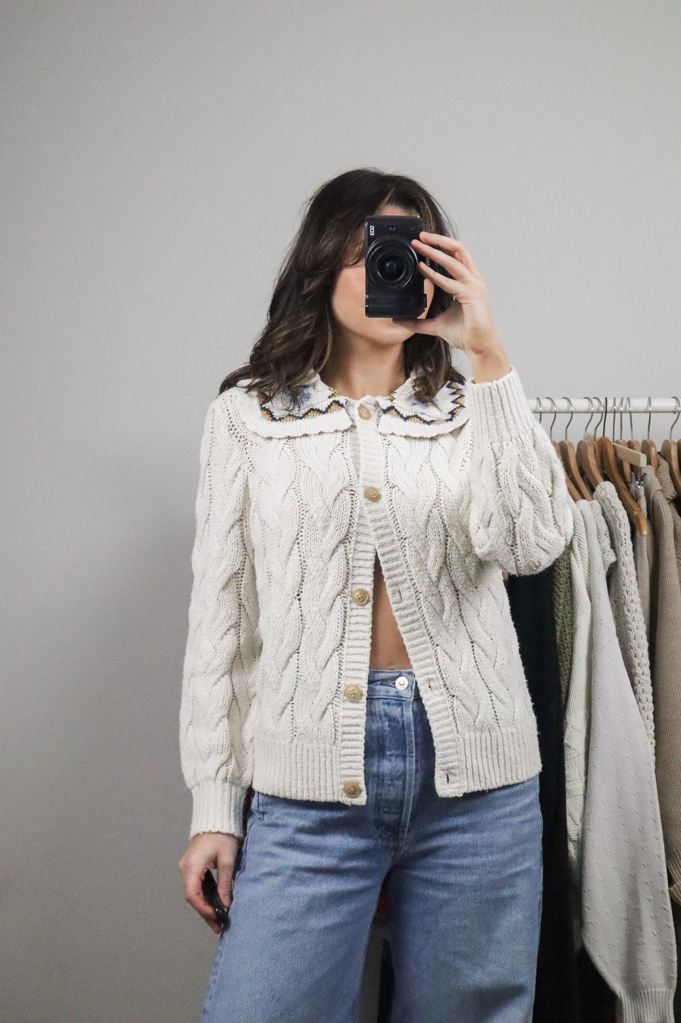 Modern x Collared Cardigan (S)