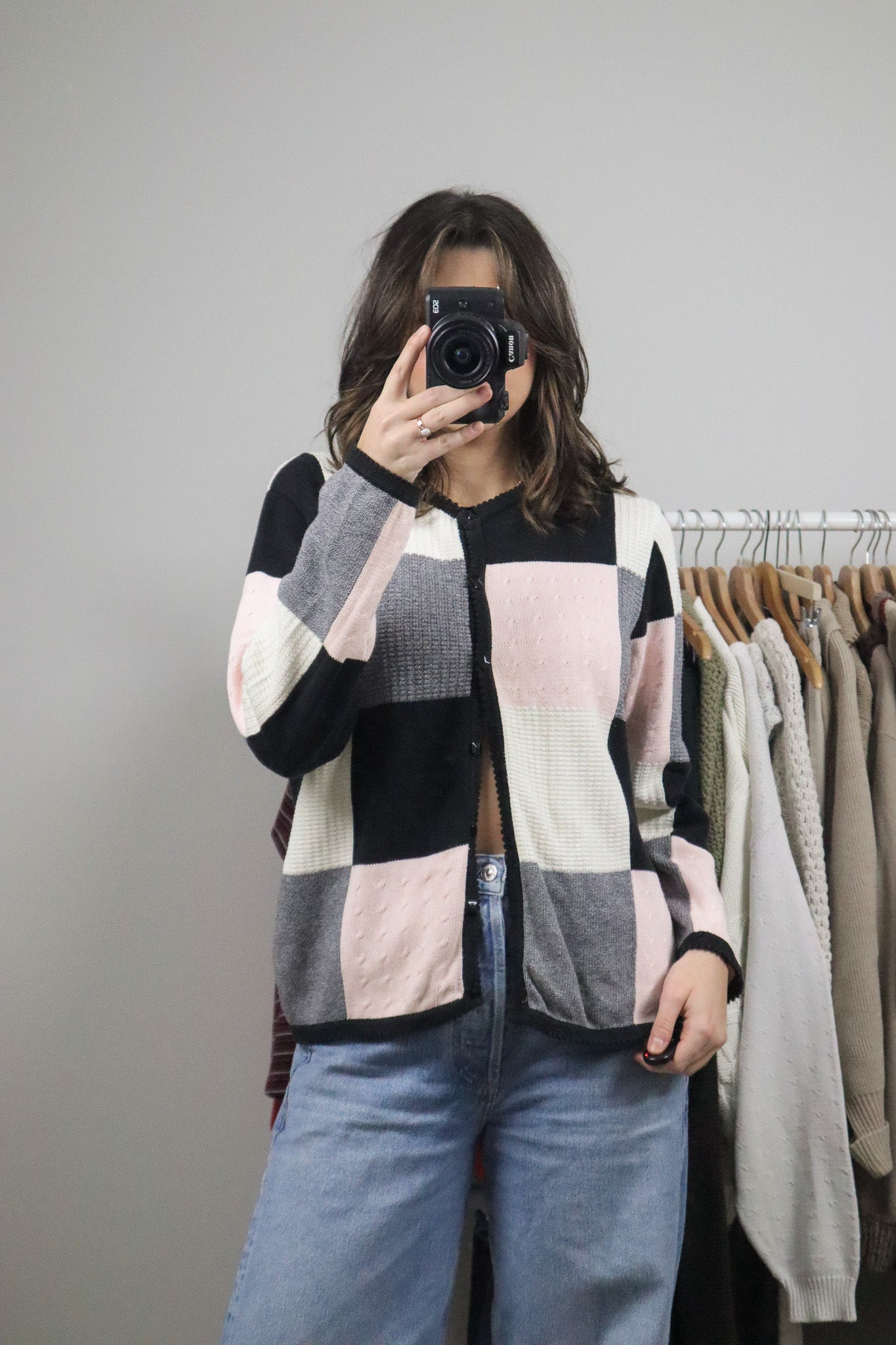 Vintage x Checkered Cardigan (M/L)