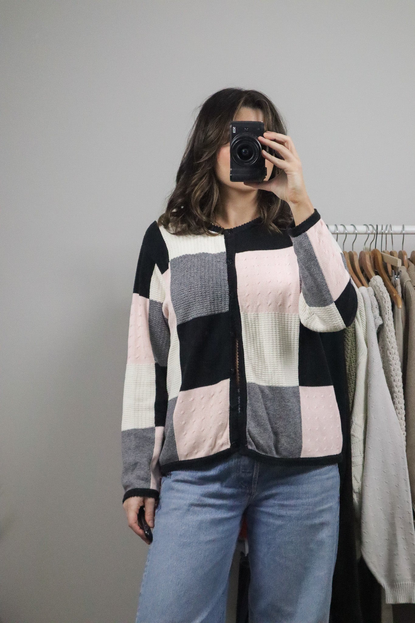 Vintage x Checkered Cardigan (M/L)