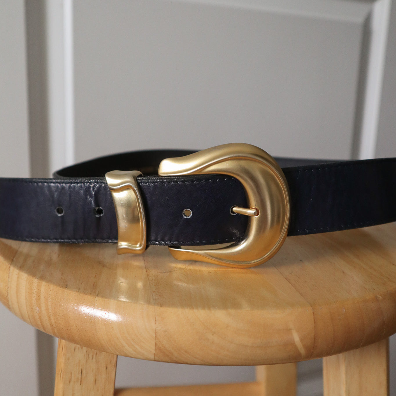 Vintage x Leather Belt (S)
