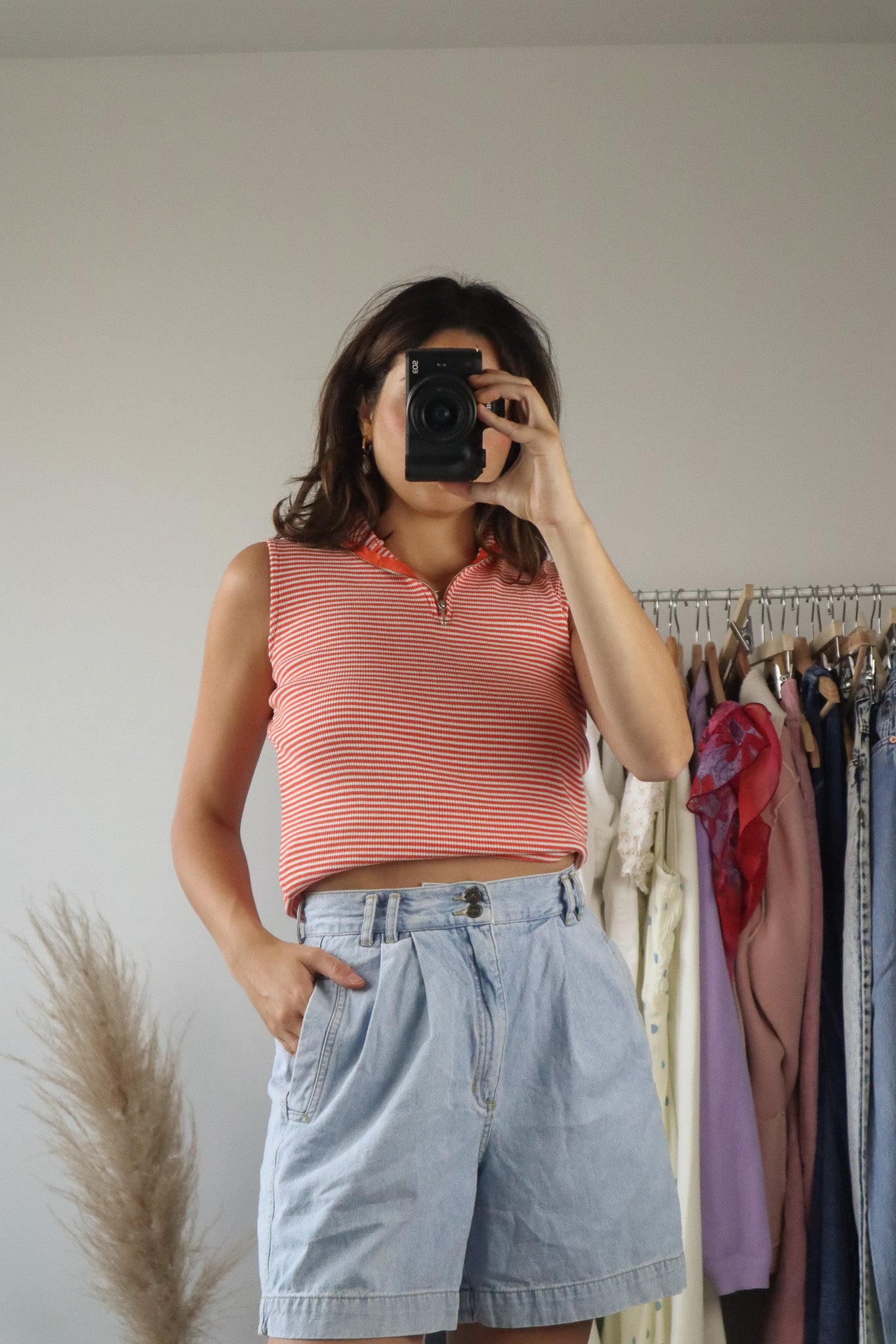 Vintage x Striped Tank (S/M)